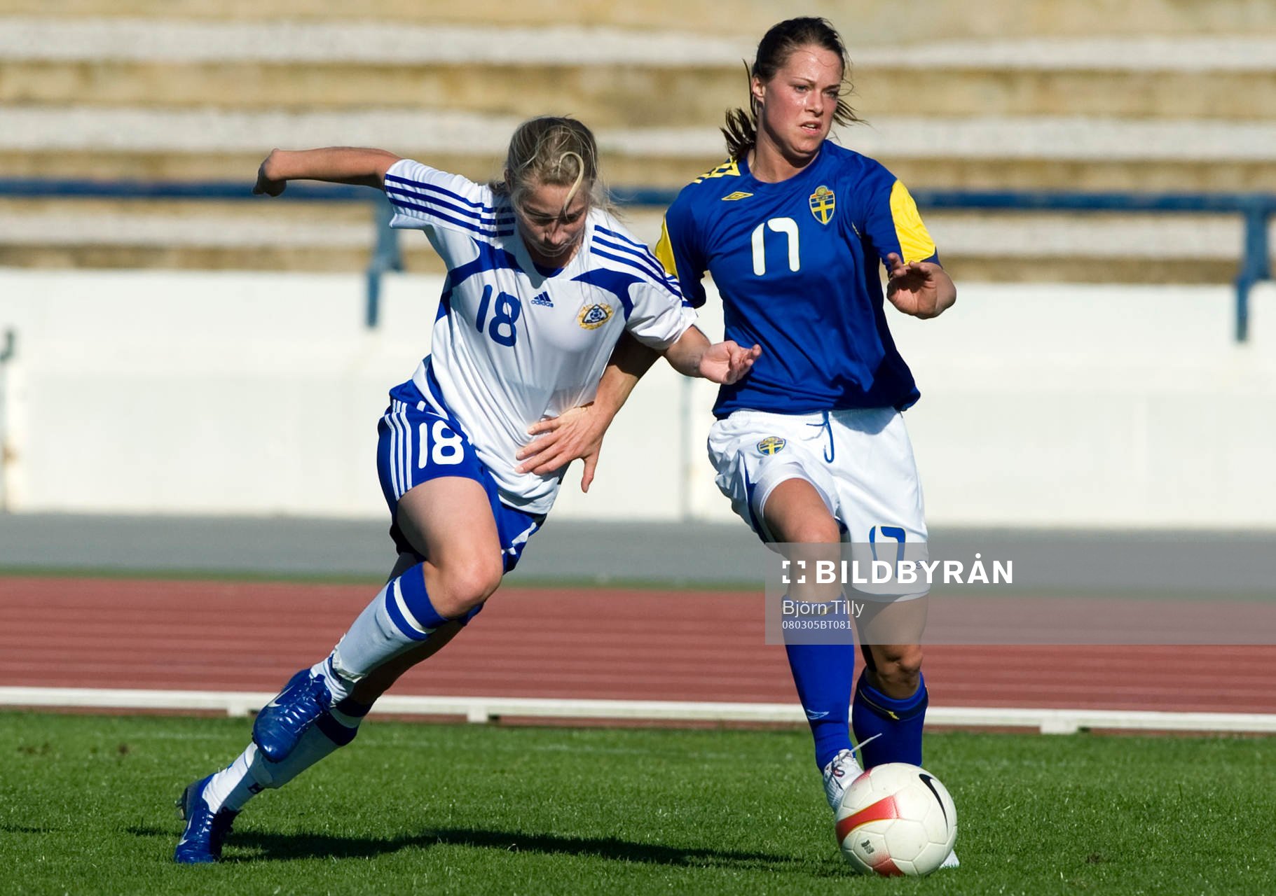 Linda Sällström, Finland, och Johanna Almgren, Sverige