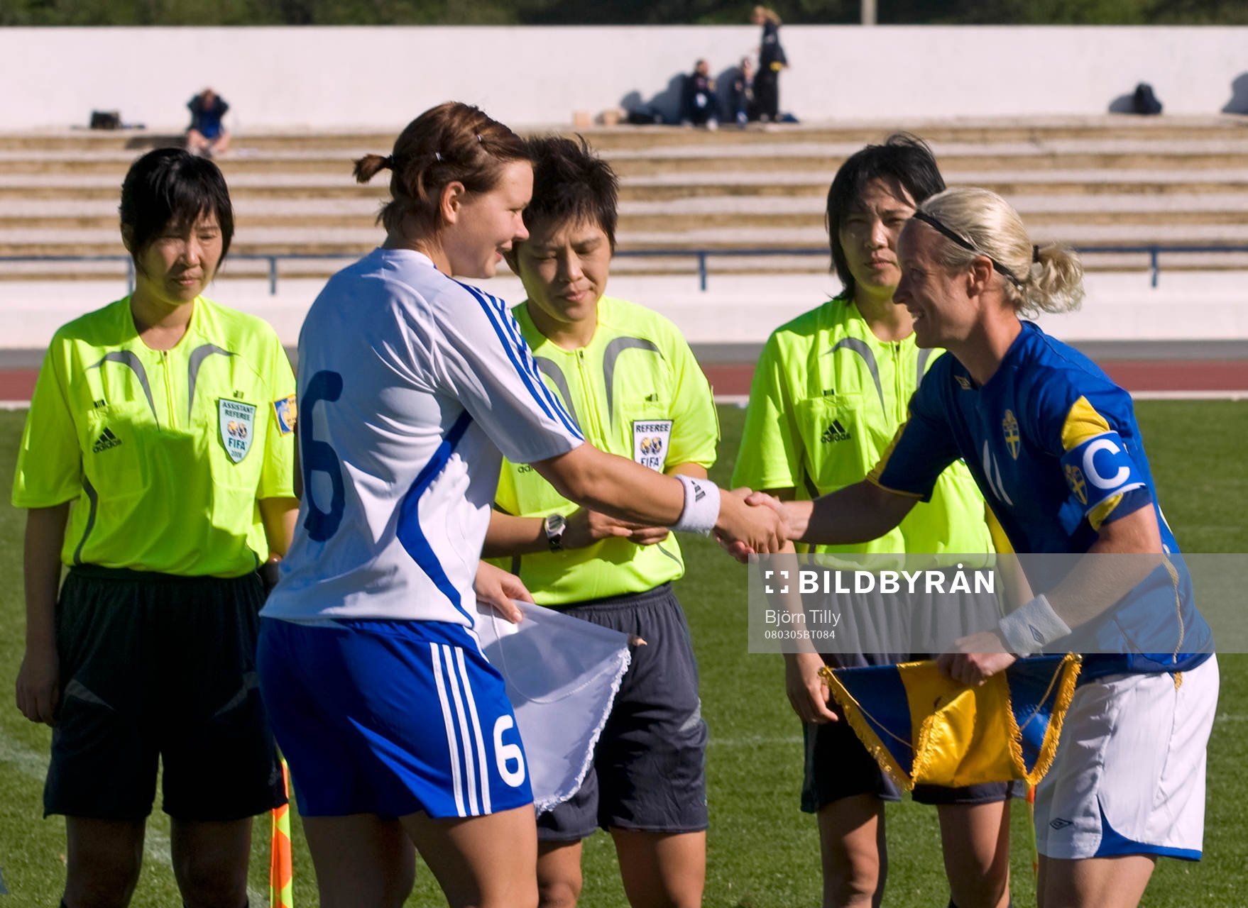 Tiina Salmén, Finland, och  Victoria Svensson, Sverige
