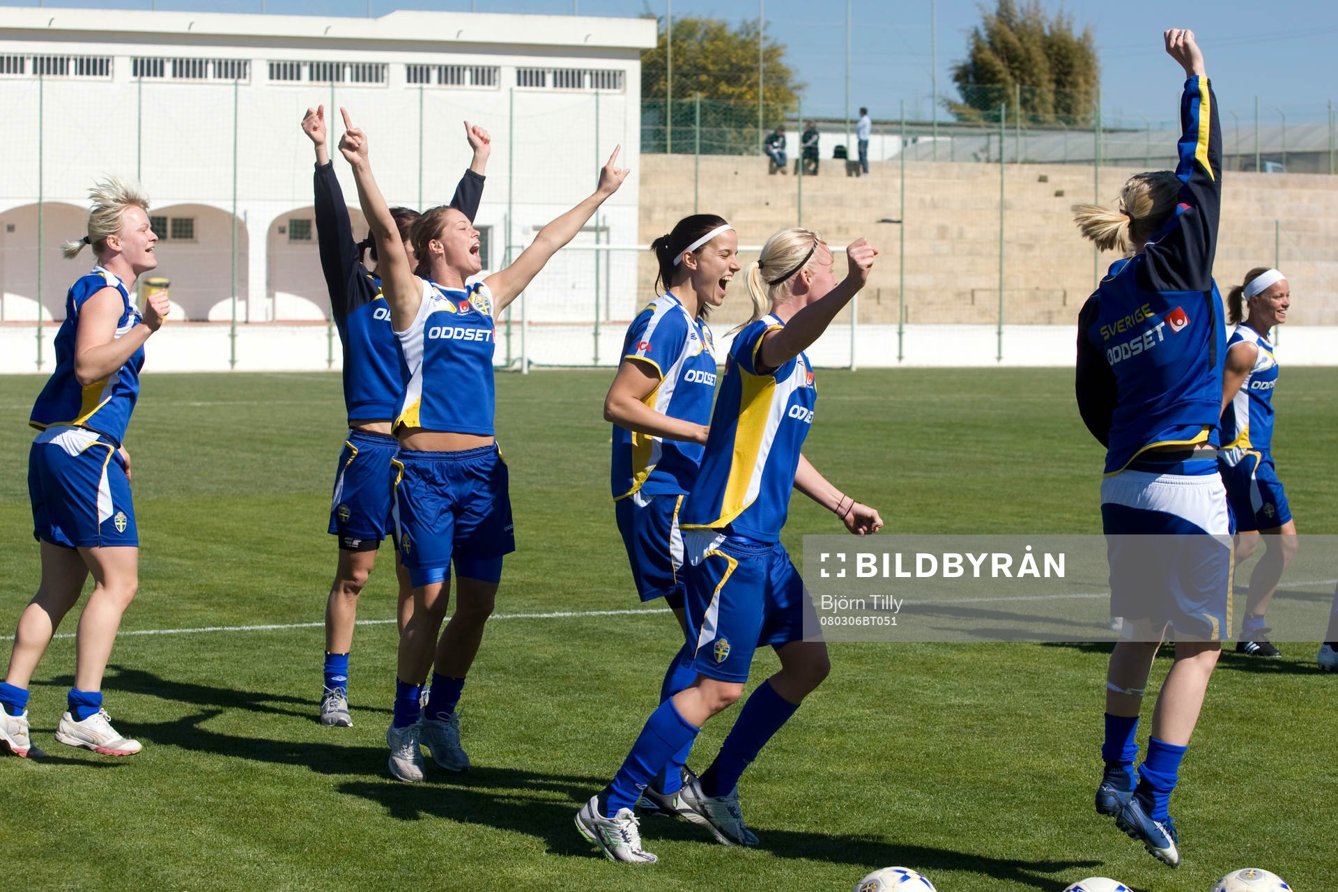 Nilla Fischer, Lotta Schelin, Johanna Almgren,  Jessica