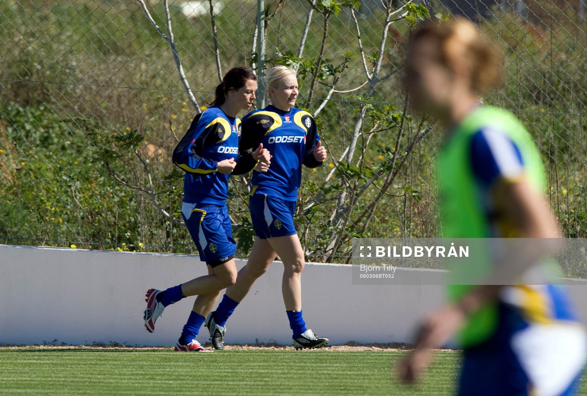 Lotta Schelin, rehabtränar