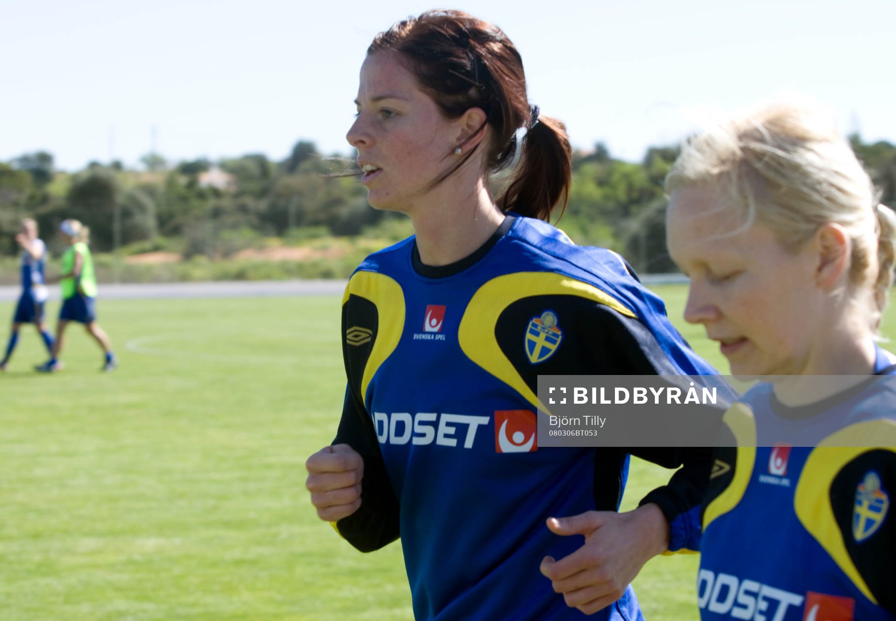 Lotta Schelin, rehabtränar
