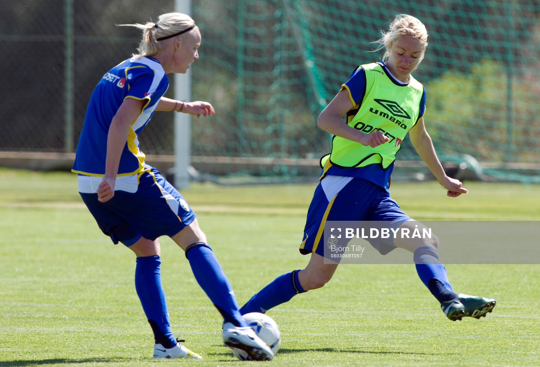 Caroline Seger och  Stina Segerström