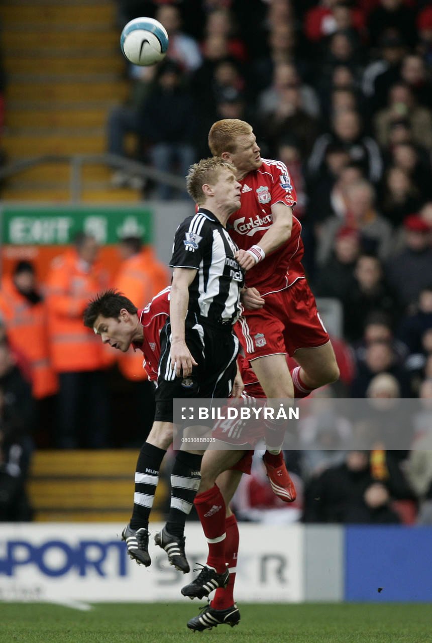 Xabi Alonso, John Arne Riise och Damien Duff