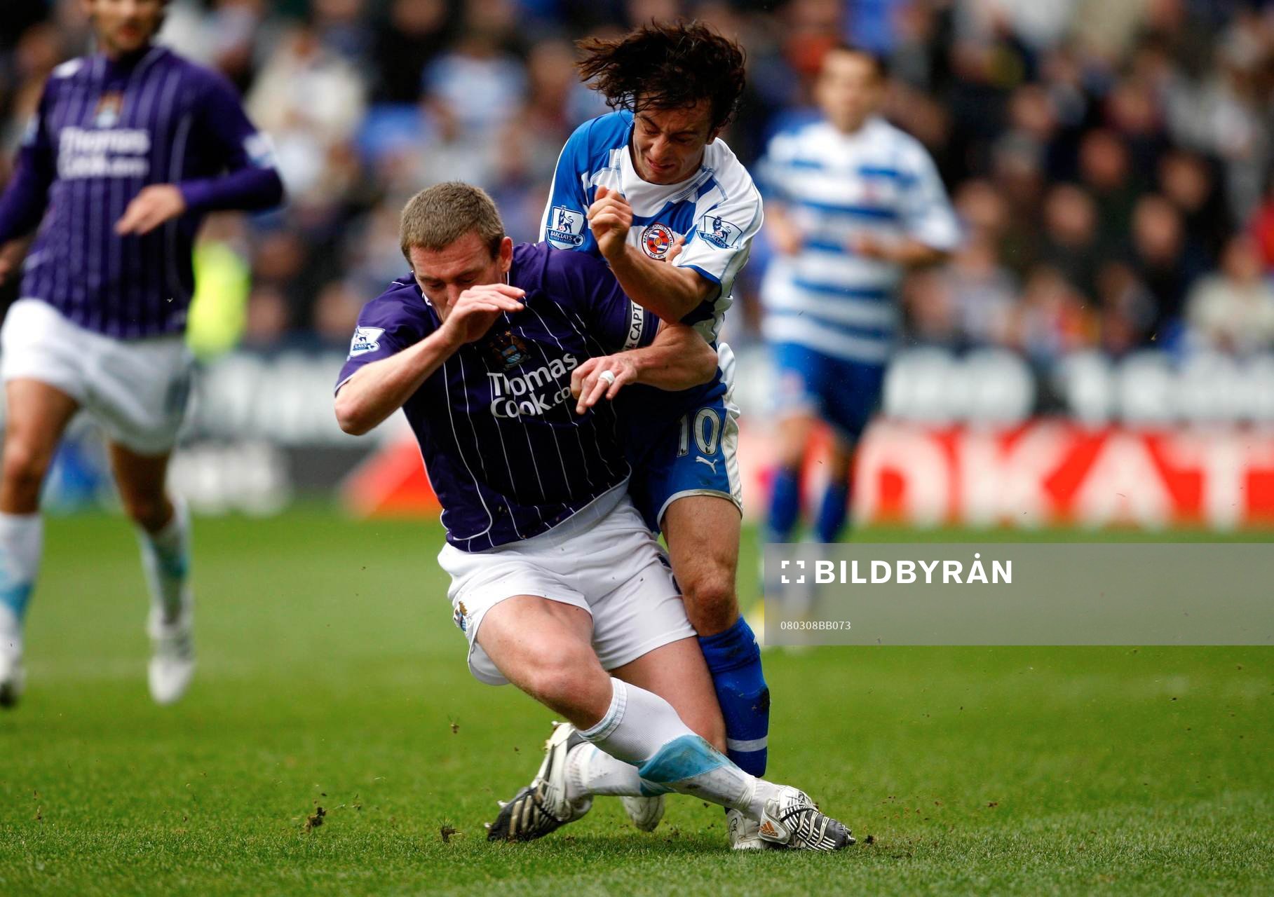 Fotboll, engelsk, Premier League, Reading - Manchester City
