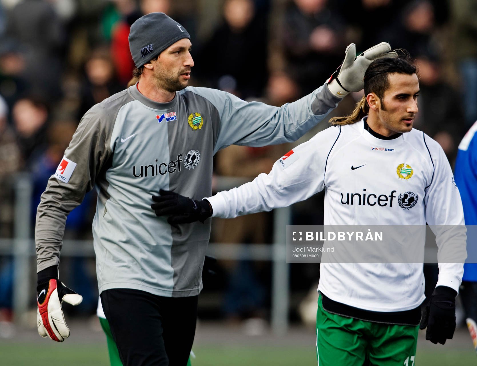 Rami Shaaban, målvakt, Hammarby, och Erkan Zengin, Hammarby