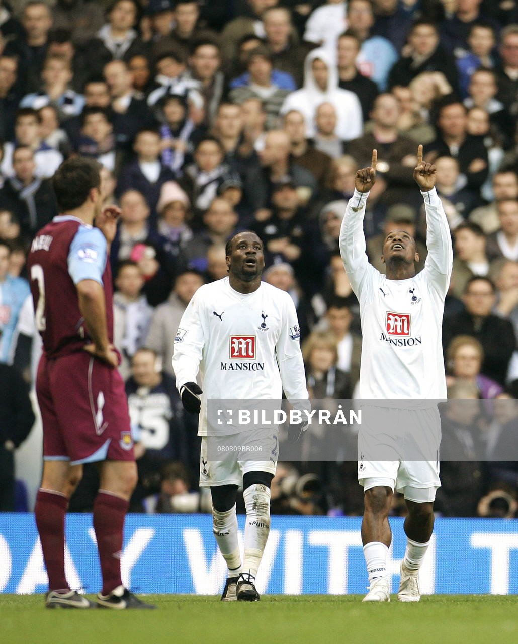 Gilberto, Tottenham. Glädje