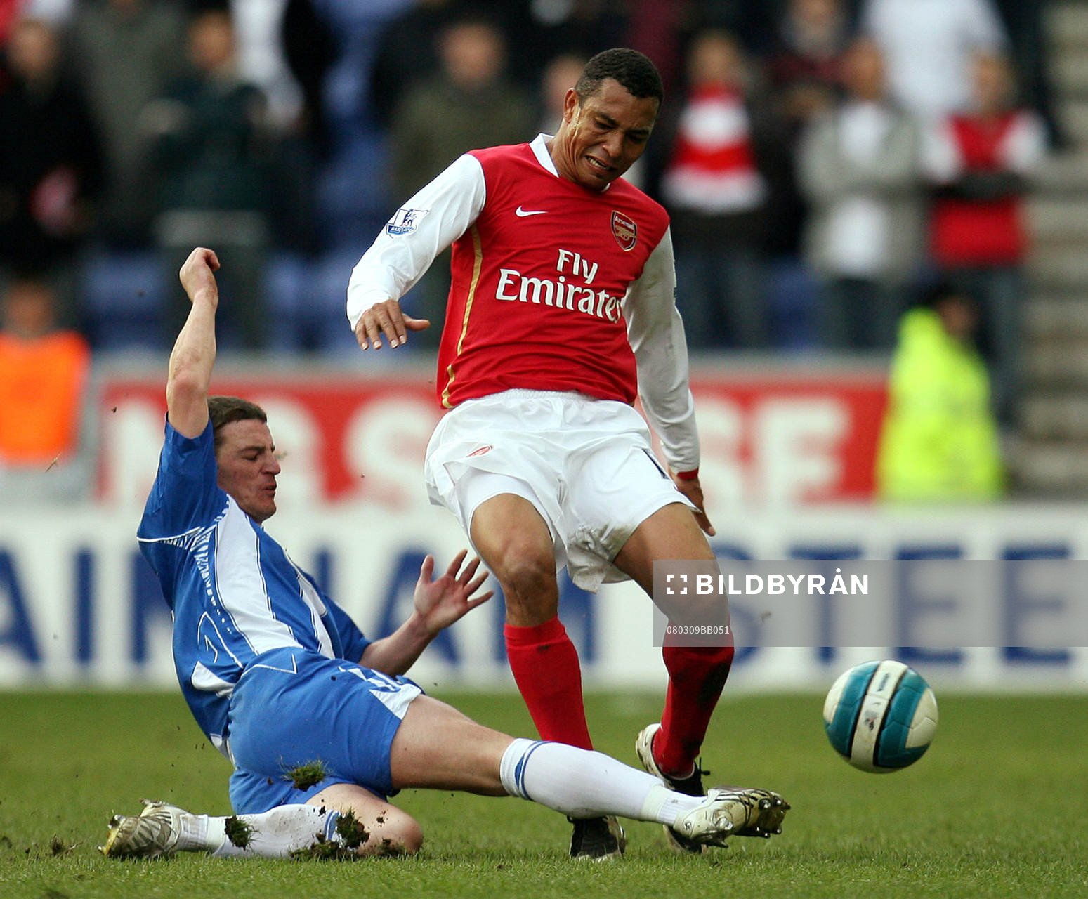 Jason Koumas, Wigan, och Gilberto Silva, Arsenal