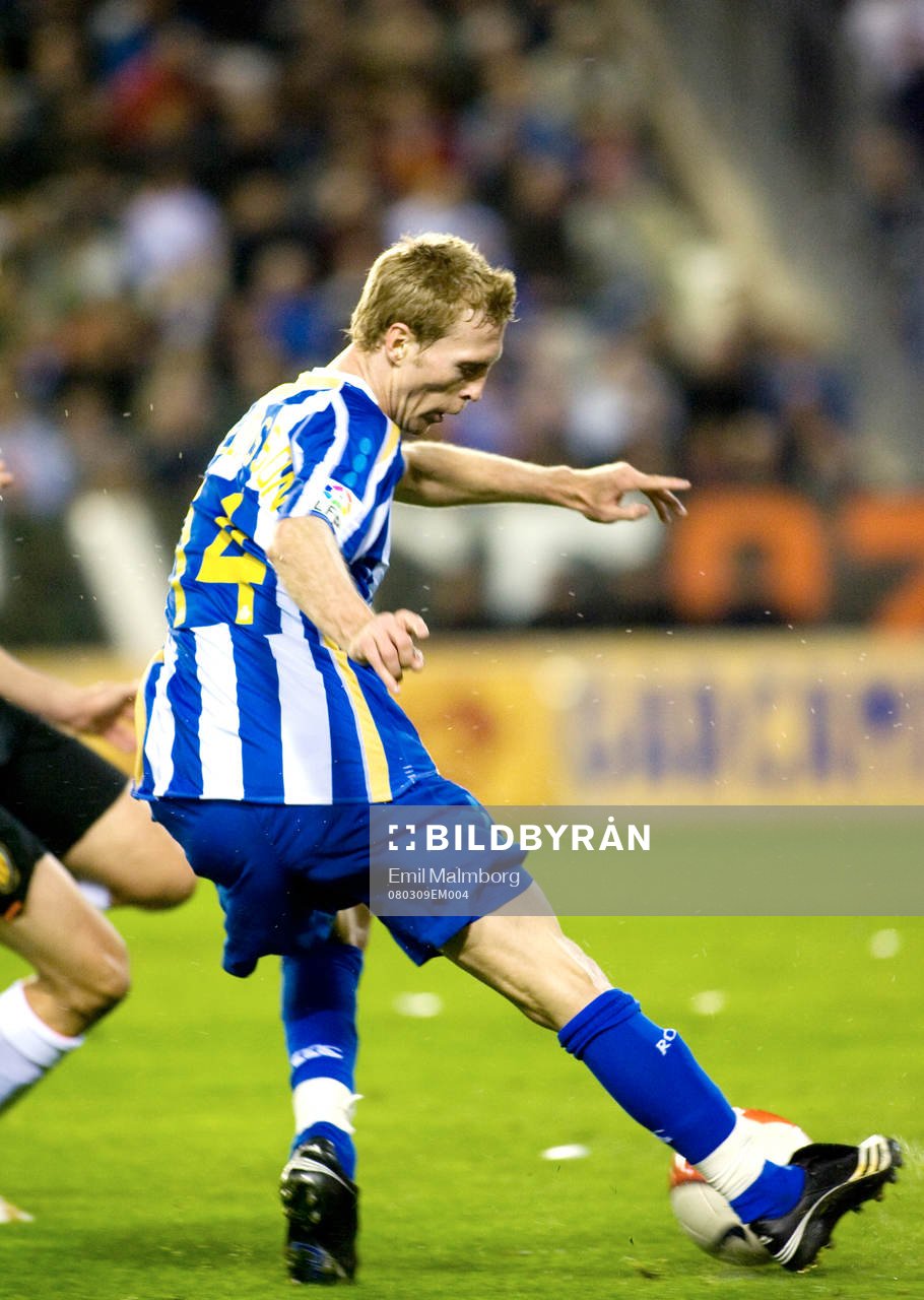 Fotboll, La Liga, Spansk liga, Valencia - Deportivo La