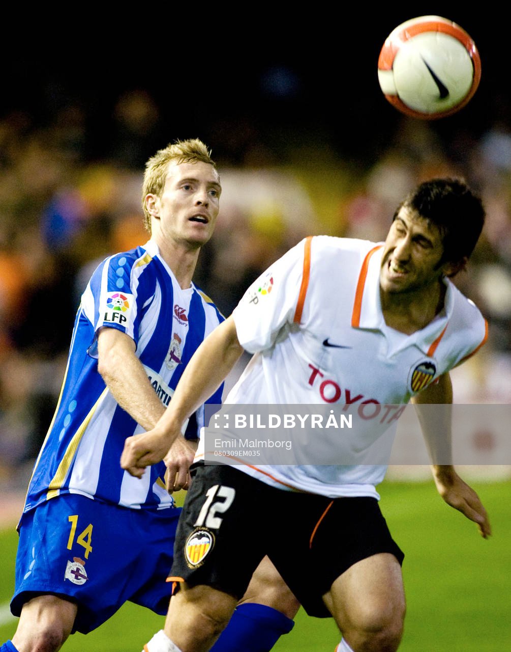 Fotboll, La Liga, Spansk liga, Valencia - Deportivo La