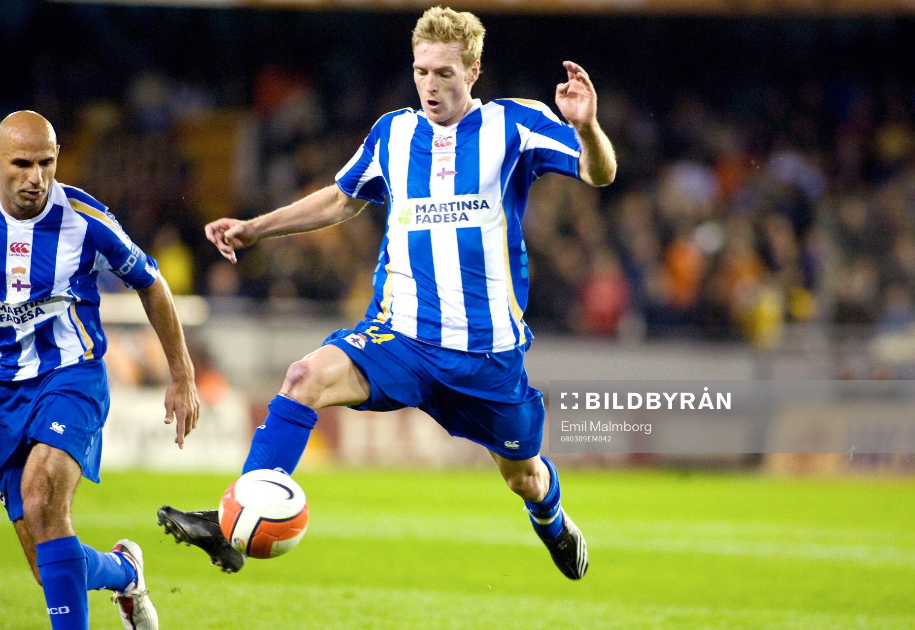  Christian Wilhelmsson, Deportivo La Coruna.