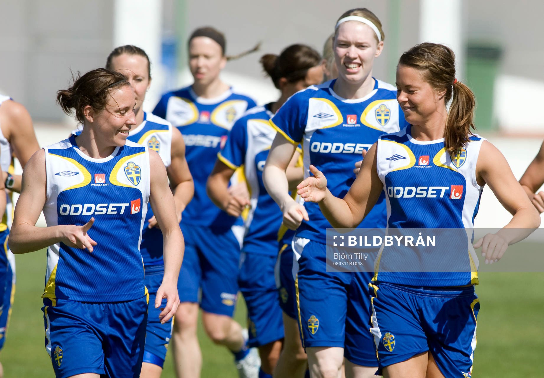 Hanna Ljungberg, Hedvig Lindahl, målvakt och Johanna