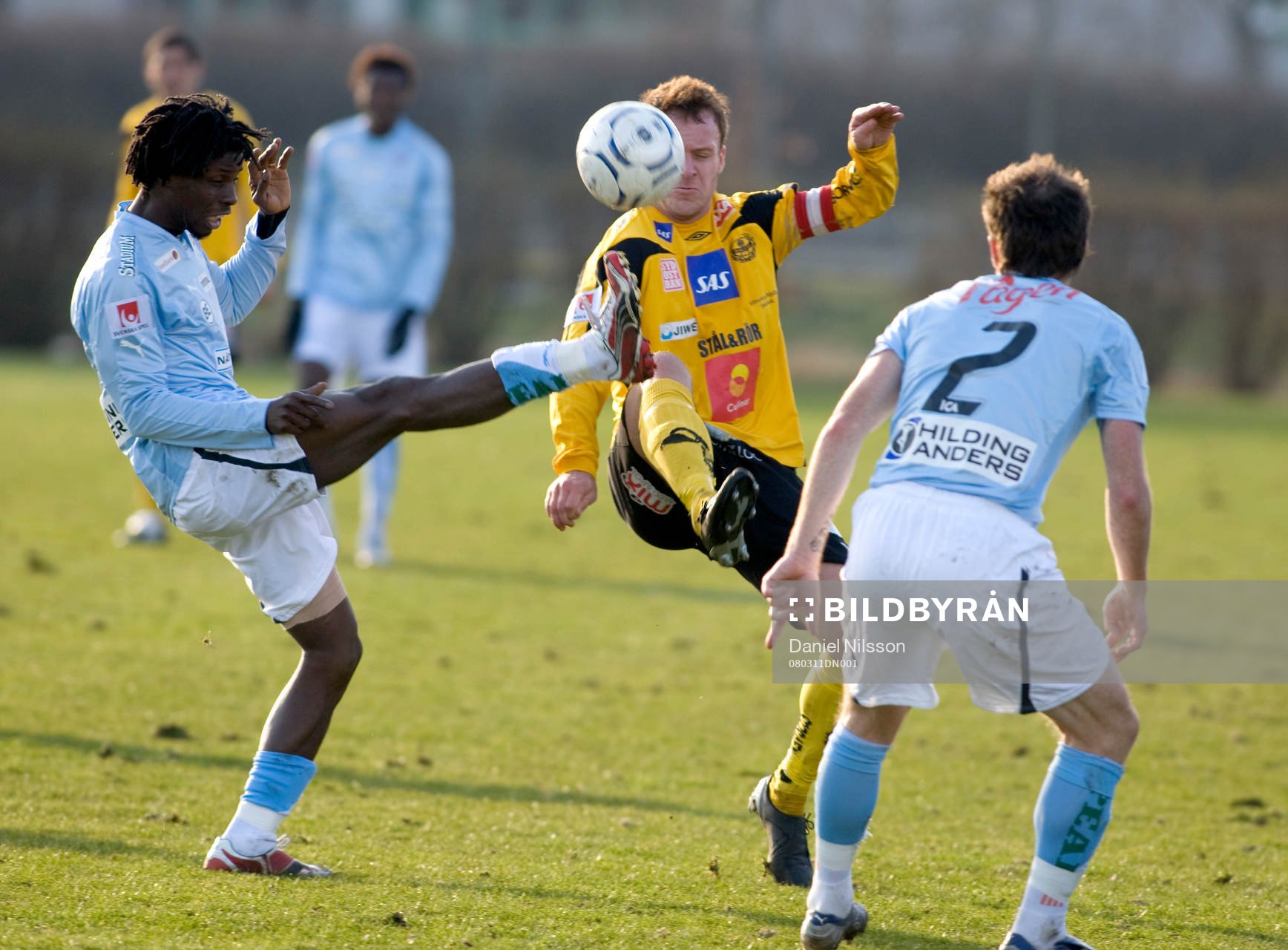Jimmy Dixon och Ulrich Vincentz, Malmö och nr 10. Mjällby