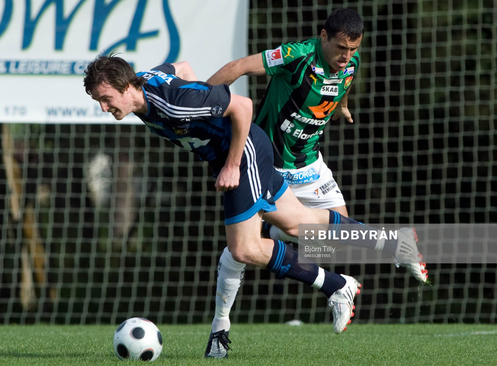 Per Johansson, Djurgården, och Levon Pachajyan, GAIS