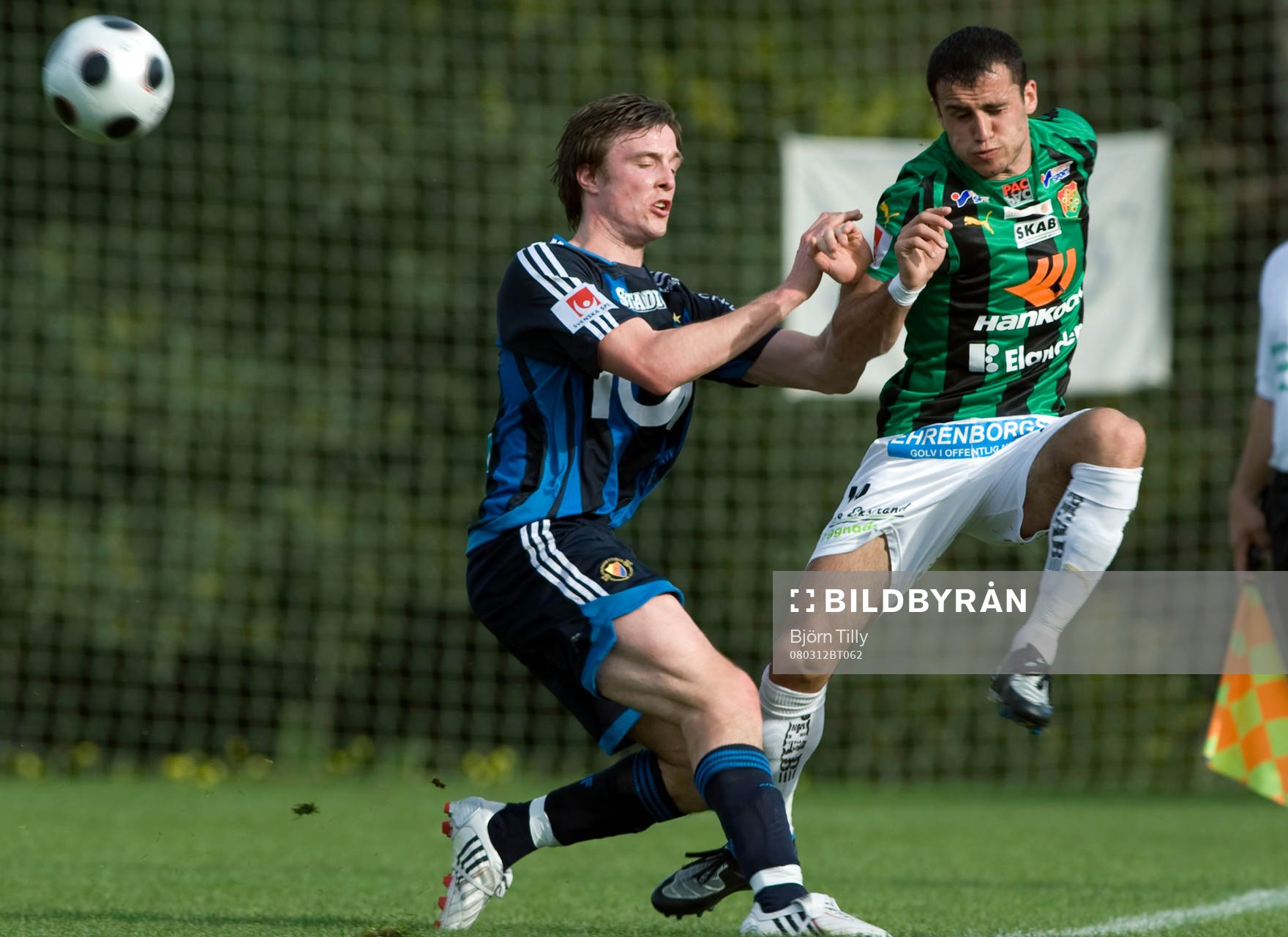 Per Johansson, Djurgården, och Levon Pachajyan, GAIS