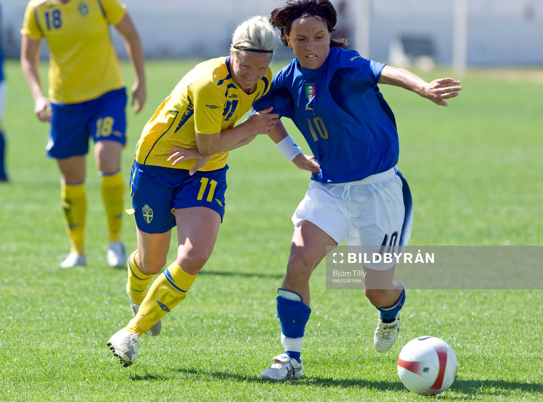 Victoria Svensson, Sverige,  och Tatiana Zorri, Italien