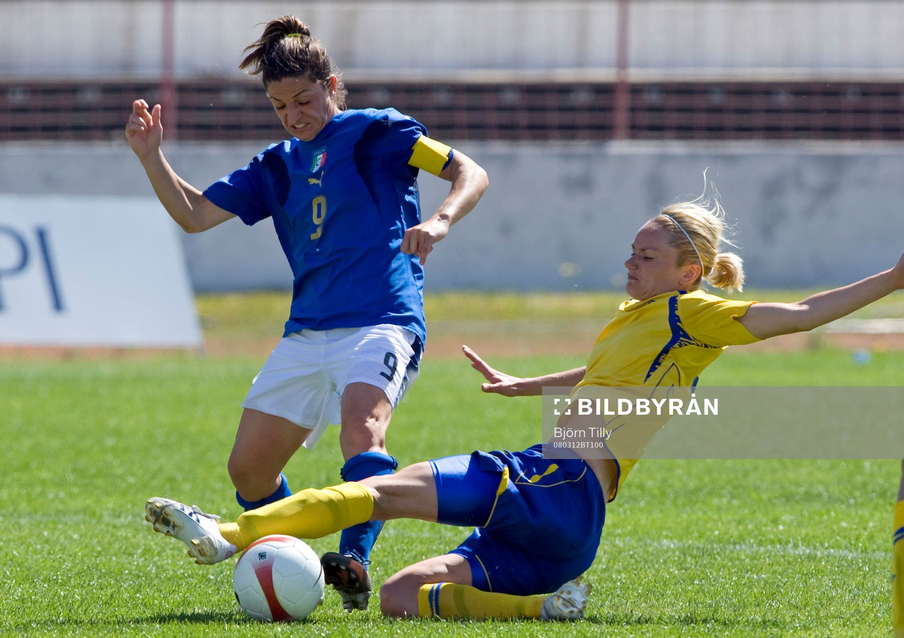   Patrizia Panico, Italien, och Stina Segerström, Sverige, 