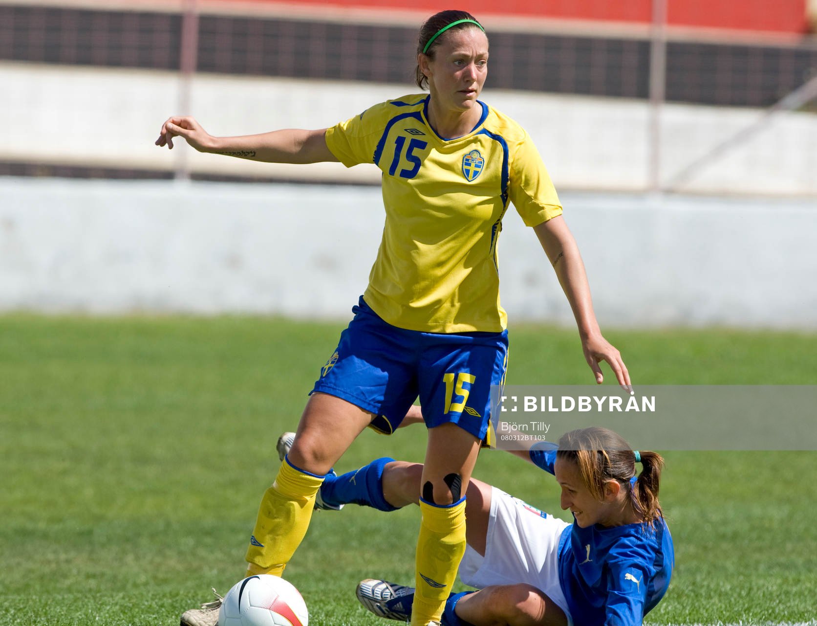 Therese Sjögran, Sverige, och Giorgia Mota, Italien