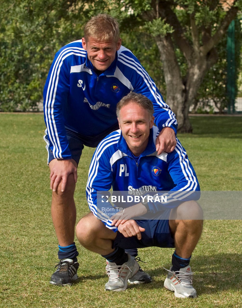 Siggi Jónsson, tränare  och Paul Lindholm, assisterande