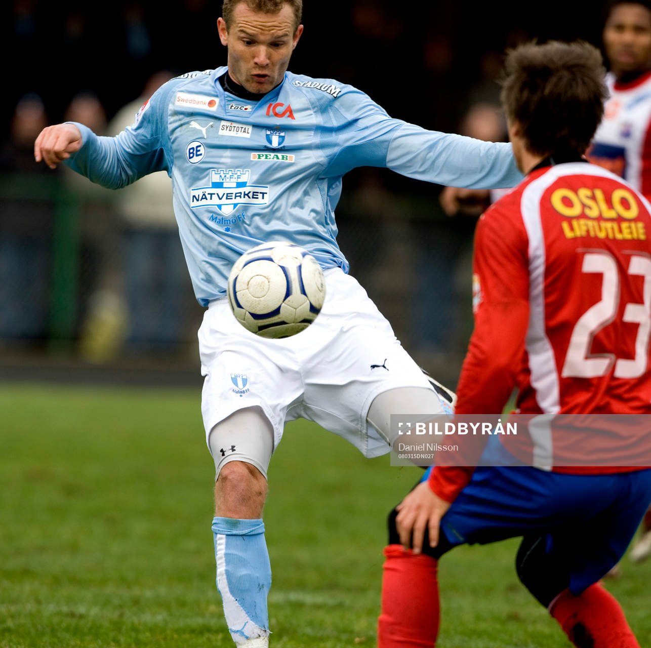 Jonathan Johansson, Malmö och Lars Krisitian Eriksen, Lyn