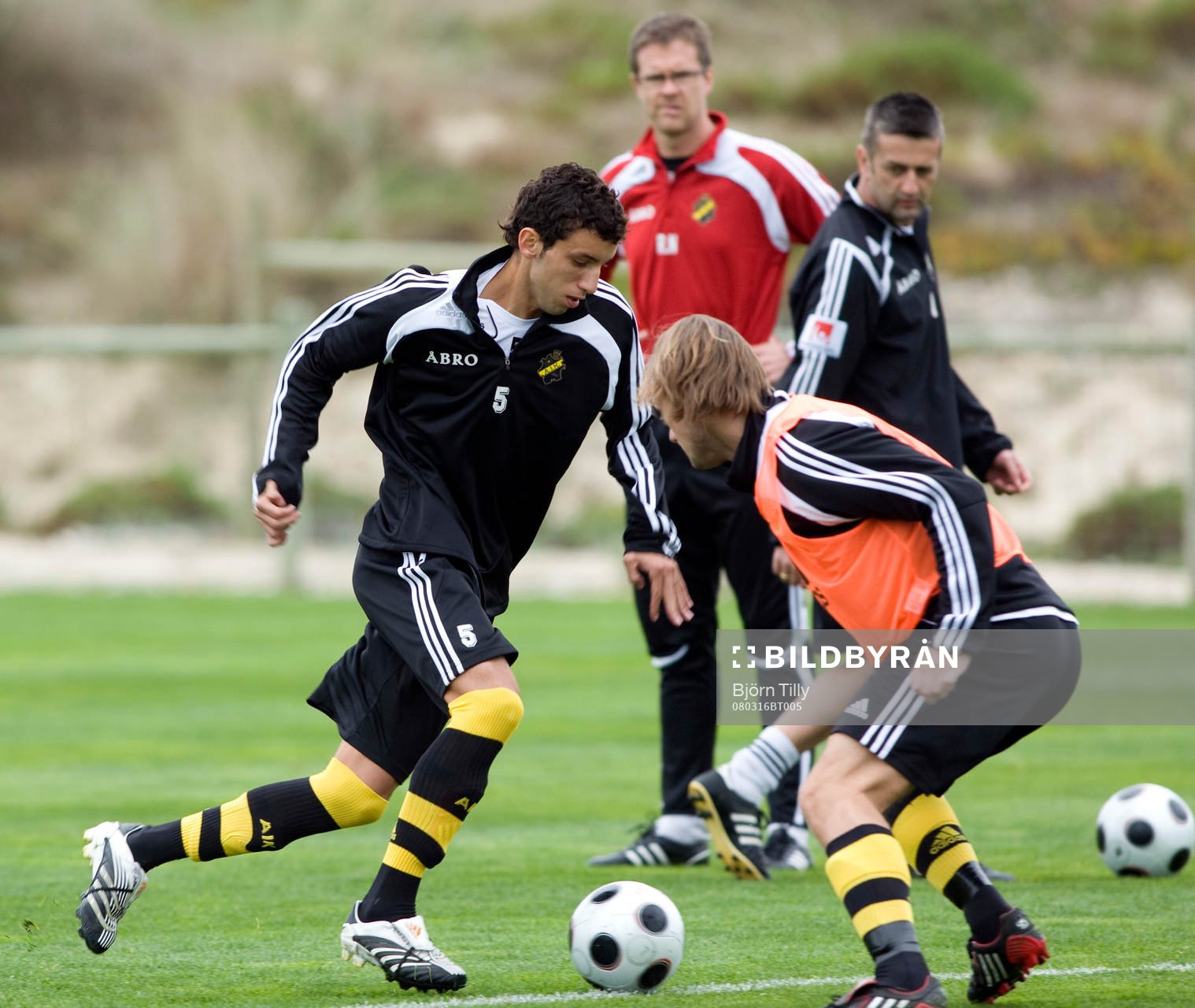 Jorge Ortiz, Rikard Norling, Tränare, Nebojsa Novakovic,