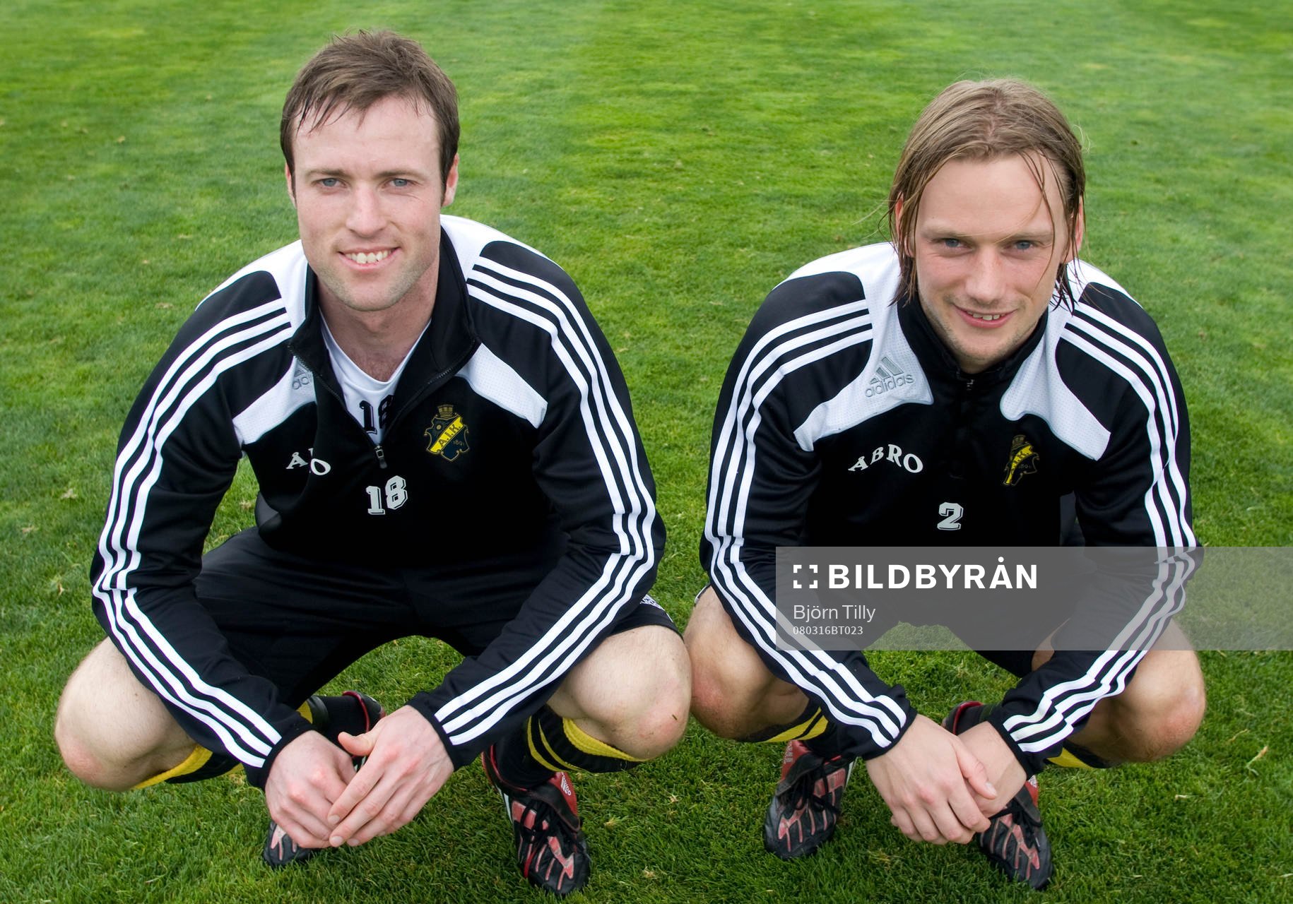 Markus Jonsson, AIK, och Patrik Karlsson, AIK