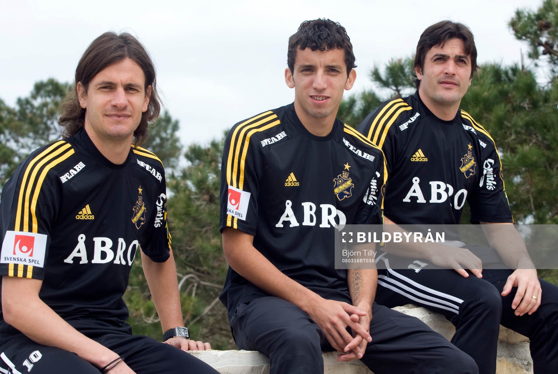 Iván Obolo,  Jorge Ortiz och Lukas Valdemarin