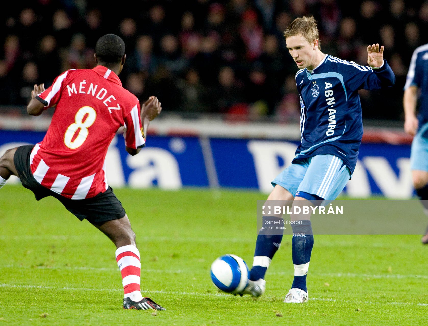  Rasmus Lindgren, Ajax och Edison Mendez, PSV.