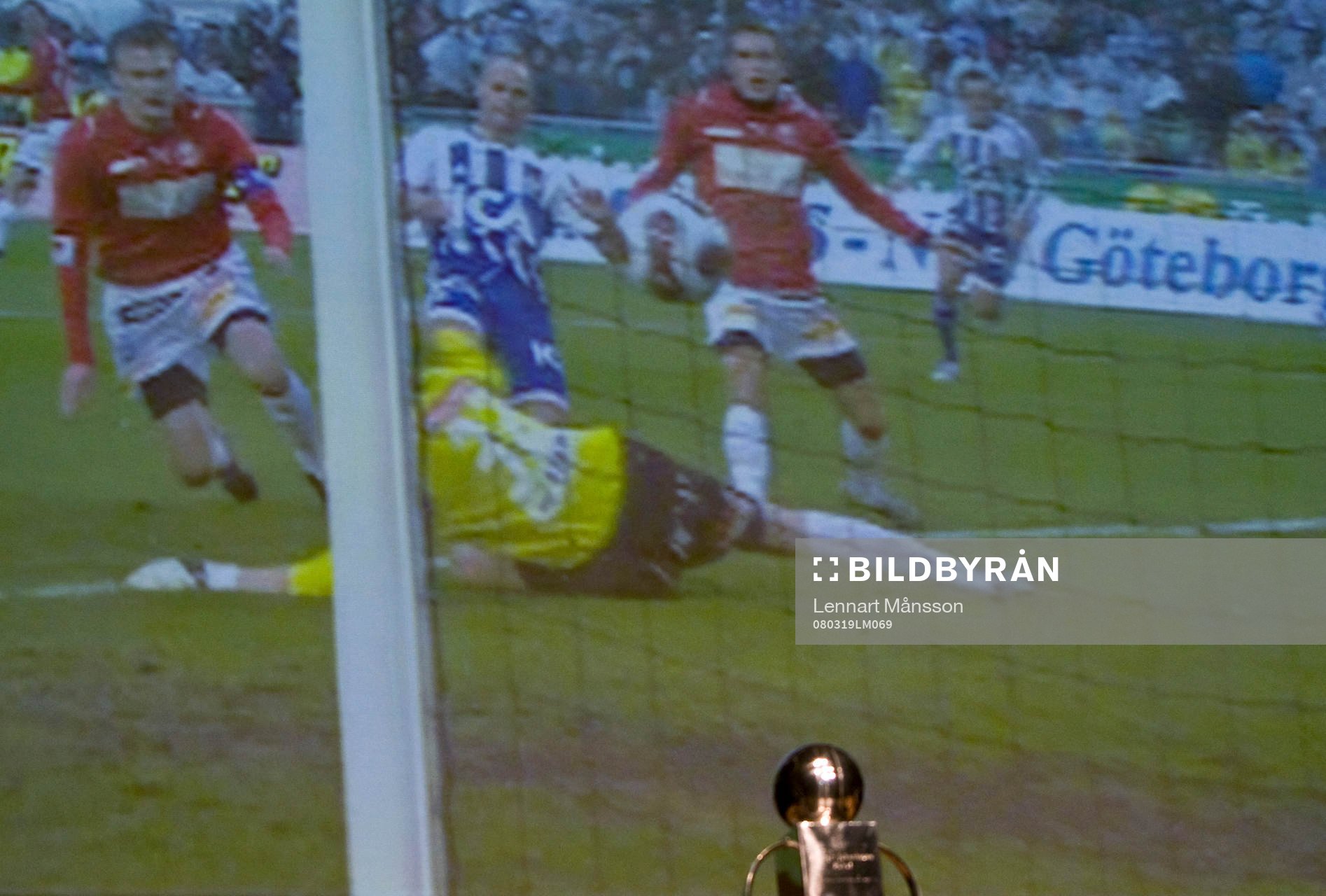 Pokal. Bildskärm. Skärm