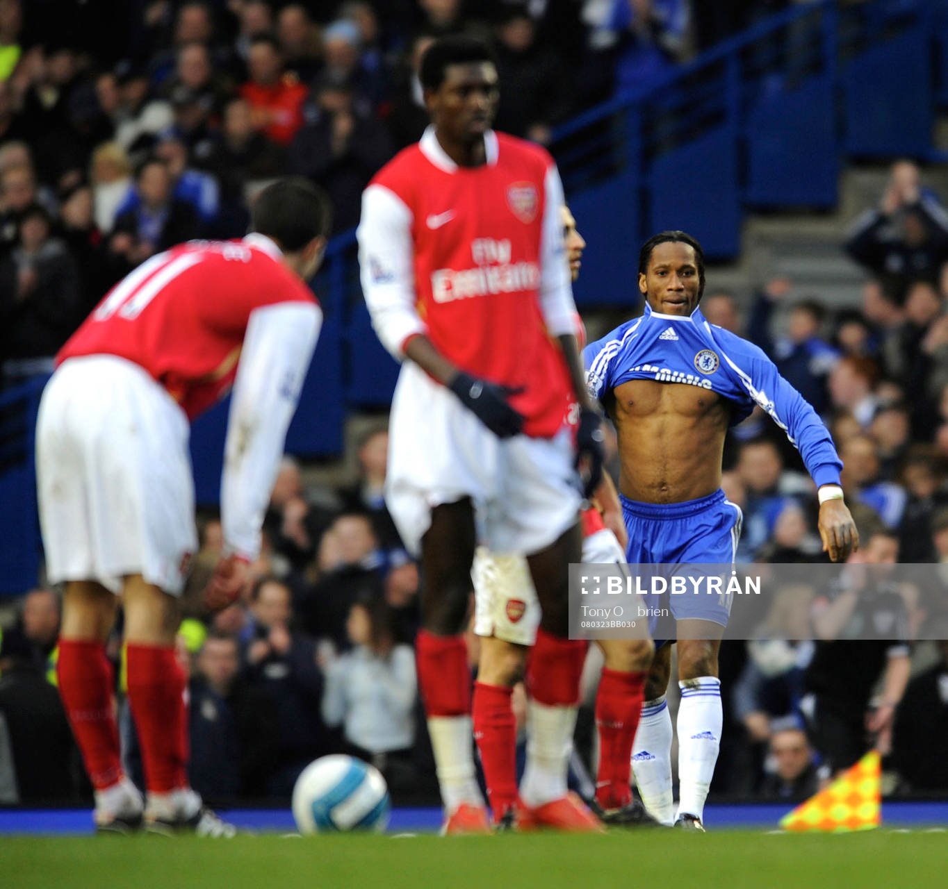 Didier Drogba, Chelsea, jubel