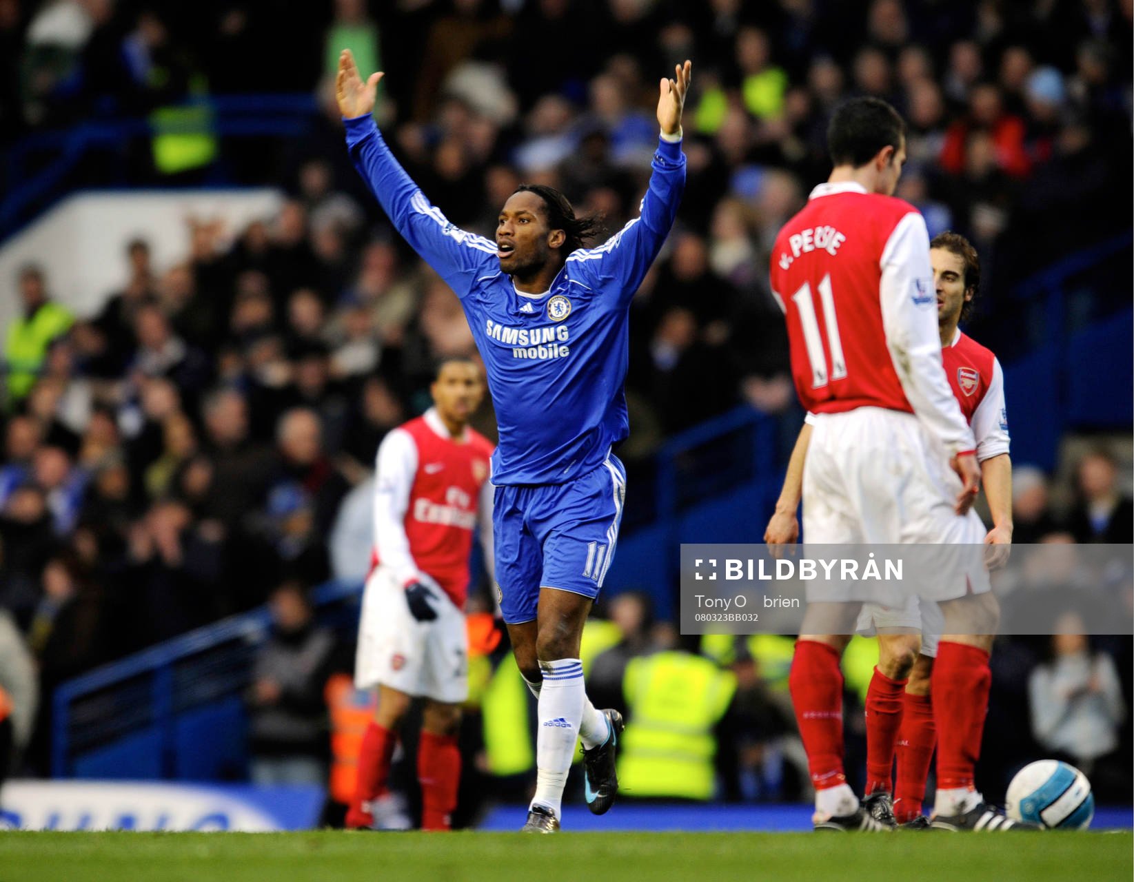 Didier Drogba, Chelsea, jubel