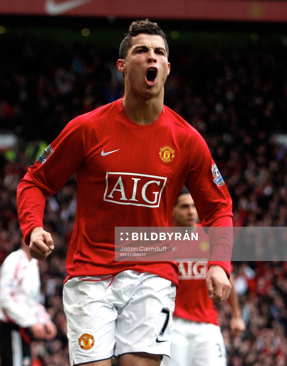  Cristiano Ronaldo, Manchester, jubel.