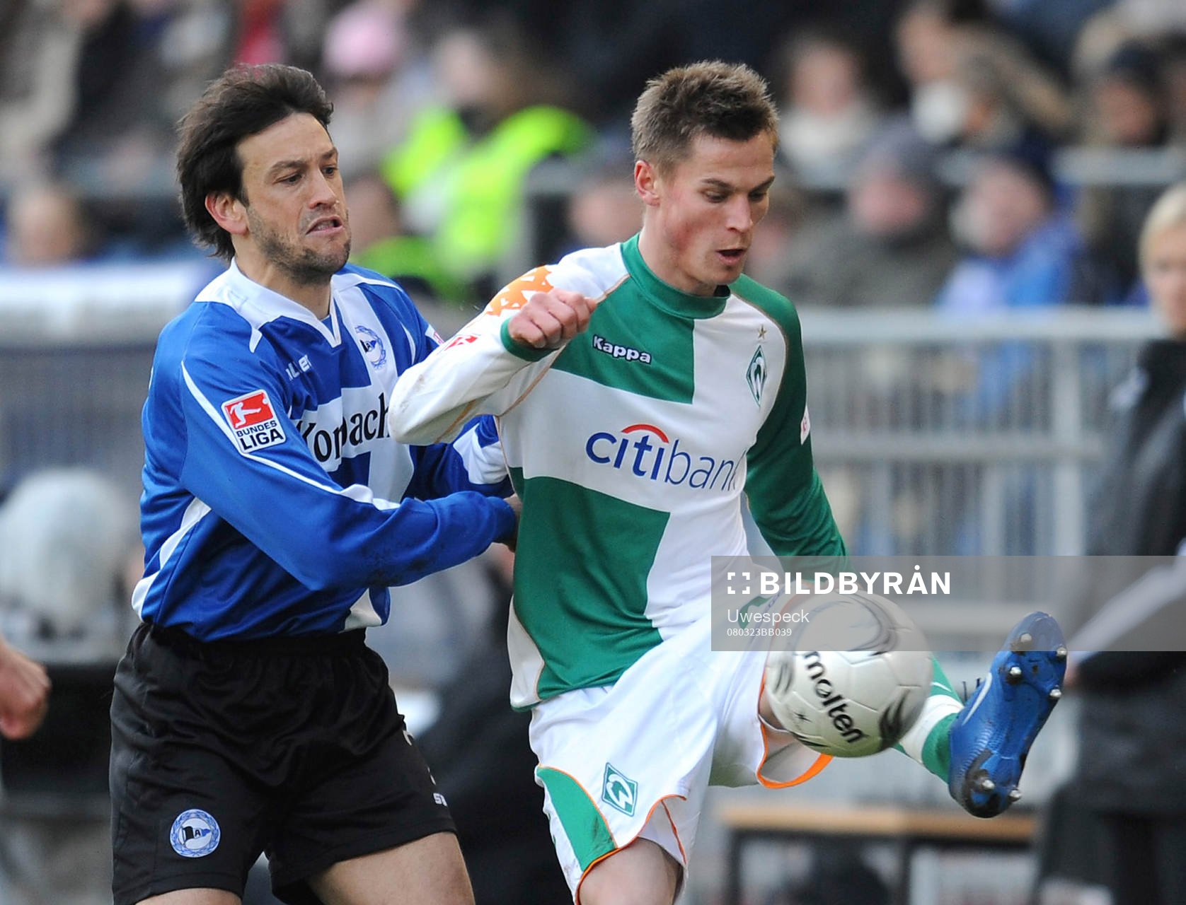 Fotboll, tysk, Bundesliga, Arminia Bielefeld -  Werder