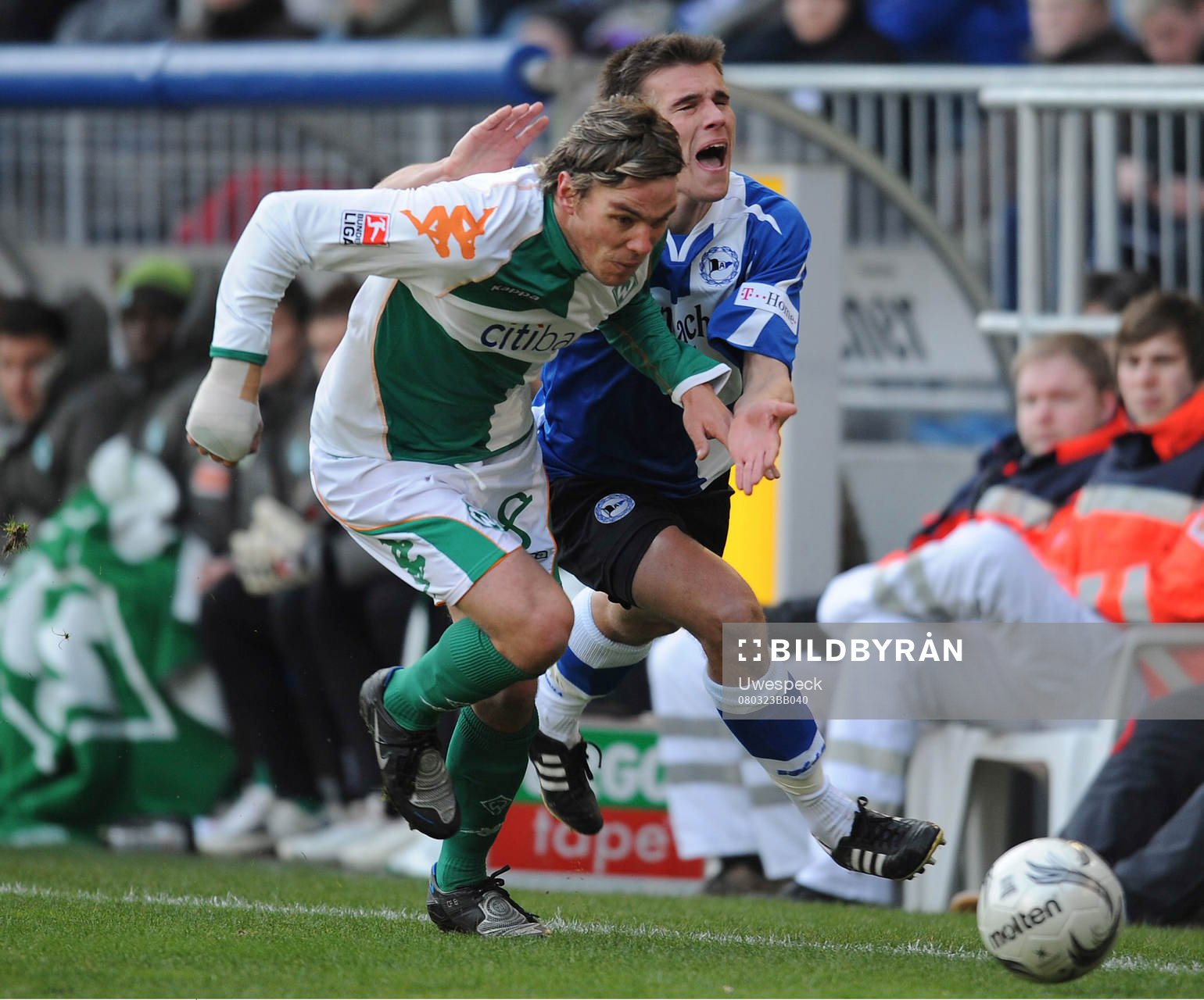 Fotboll, tysk, Bundesliga, Arminia Bielefeld -  Werder