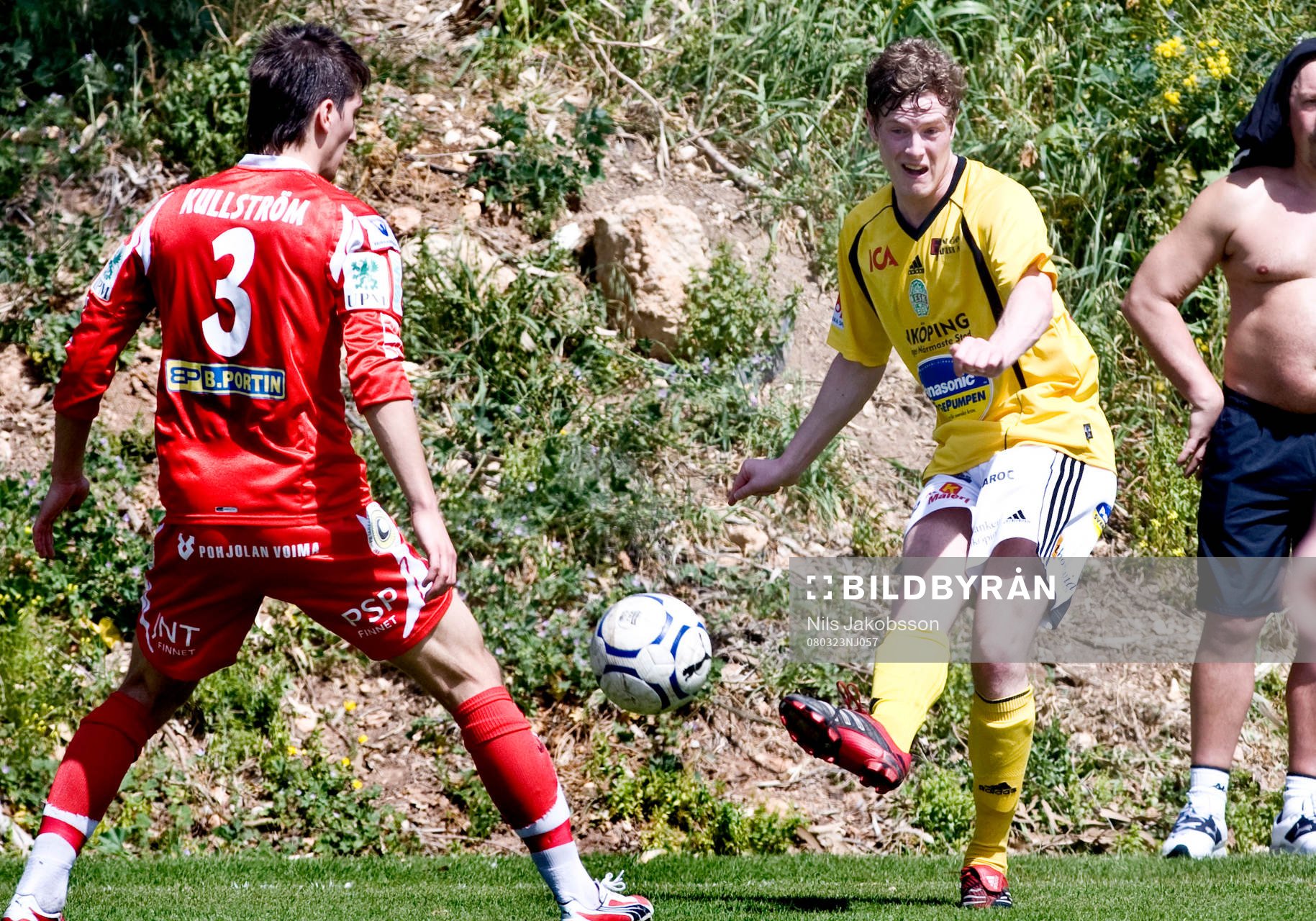 Fotboll, träningsmatch, Enköping - Jaro