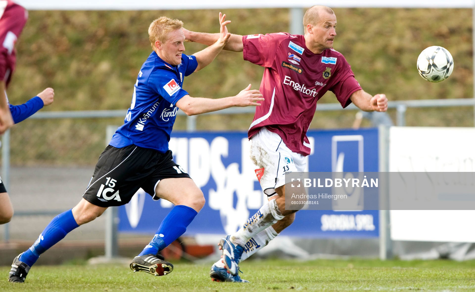 Peter Larsson, Halmstad och Hans Berggren, Gefle
