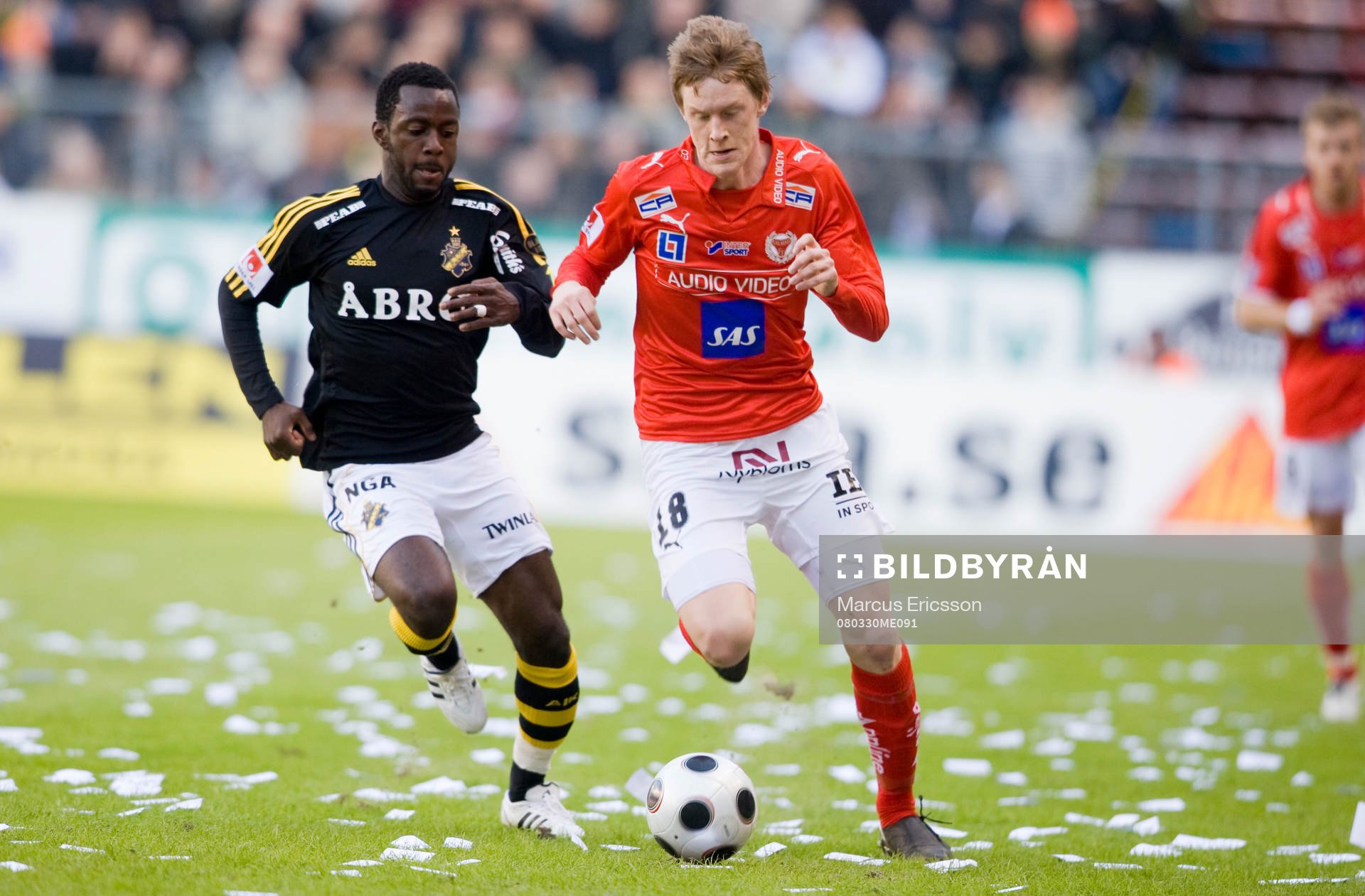 Dulee Johnson, AIK, och Rasmus Elm, Kalmar