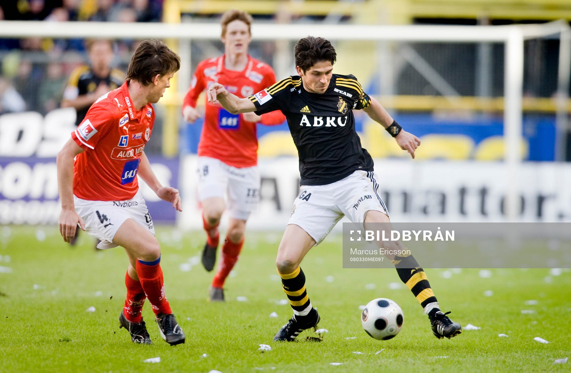 Marcus Lindberg, Kalmar,och Bojan Djordjic, AIK