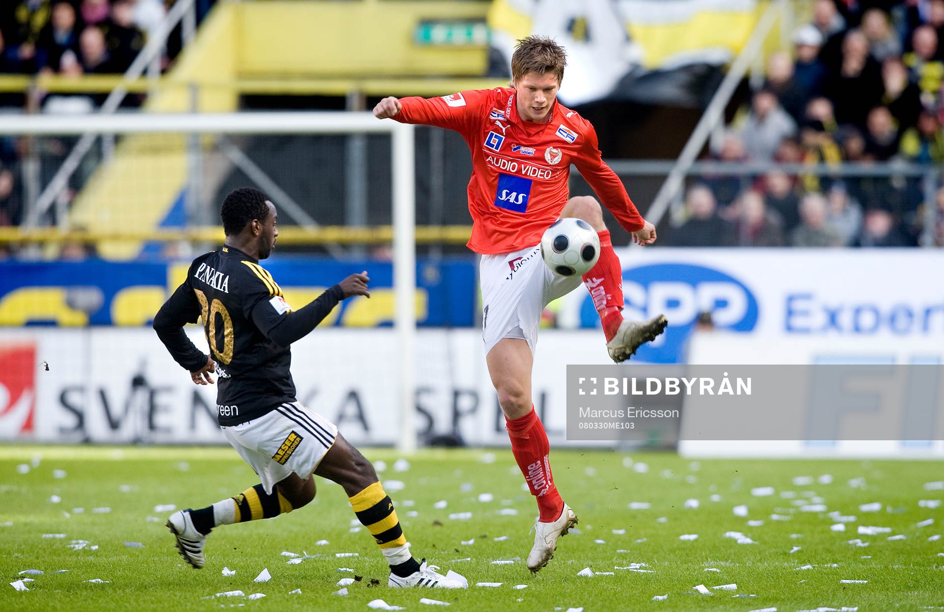 Dulee Johnson, AIK, och Viktor Elm, Kalmar