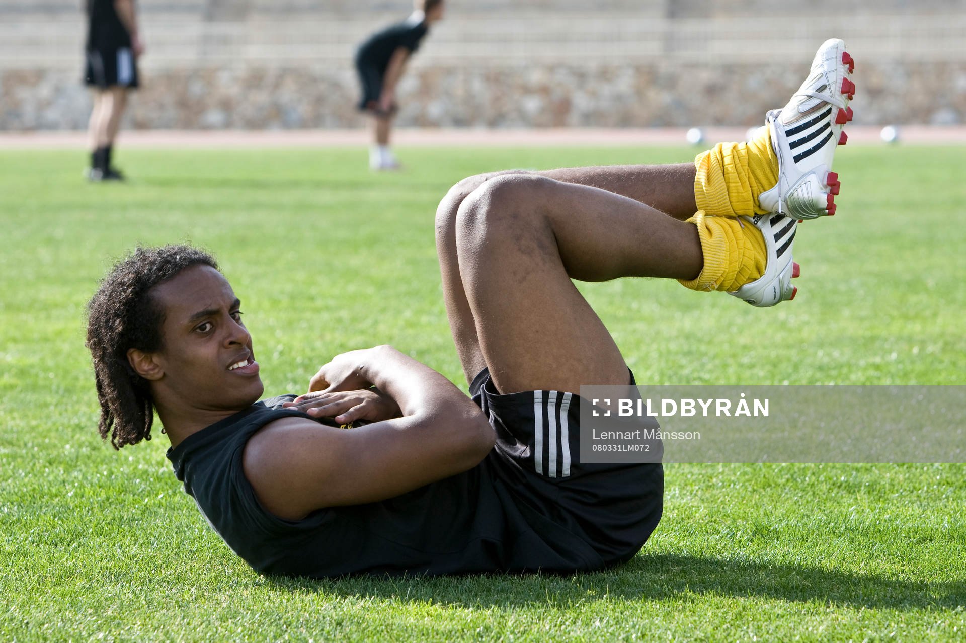 Binjam Semere, sit ups