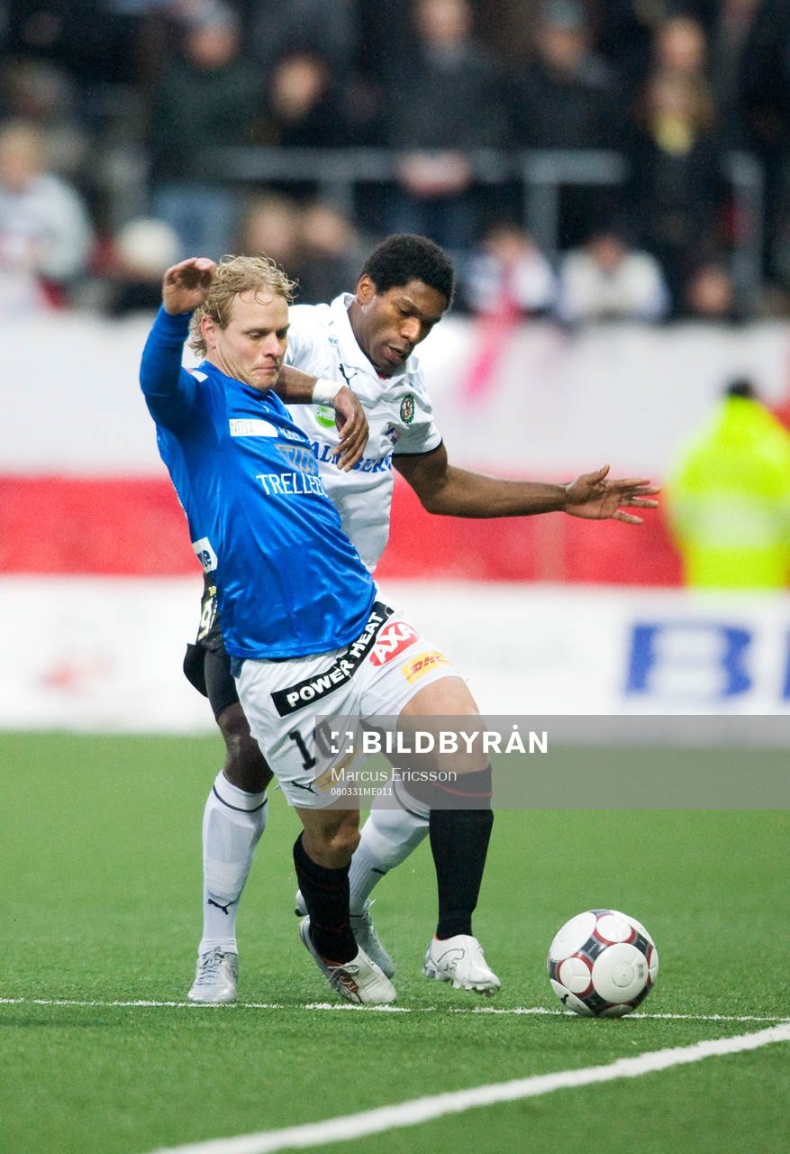 Erik Sundin, Trelleborg, och Samuel Wowoah, Örebro