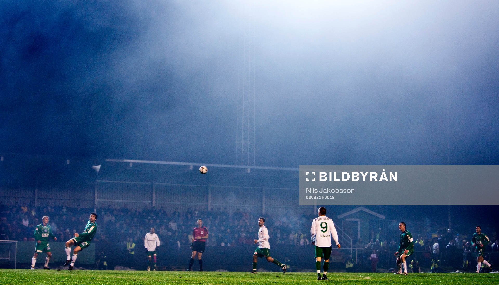 Det var dimmigt på Starke Arvid Arena, dimma