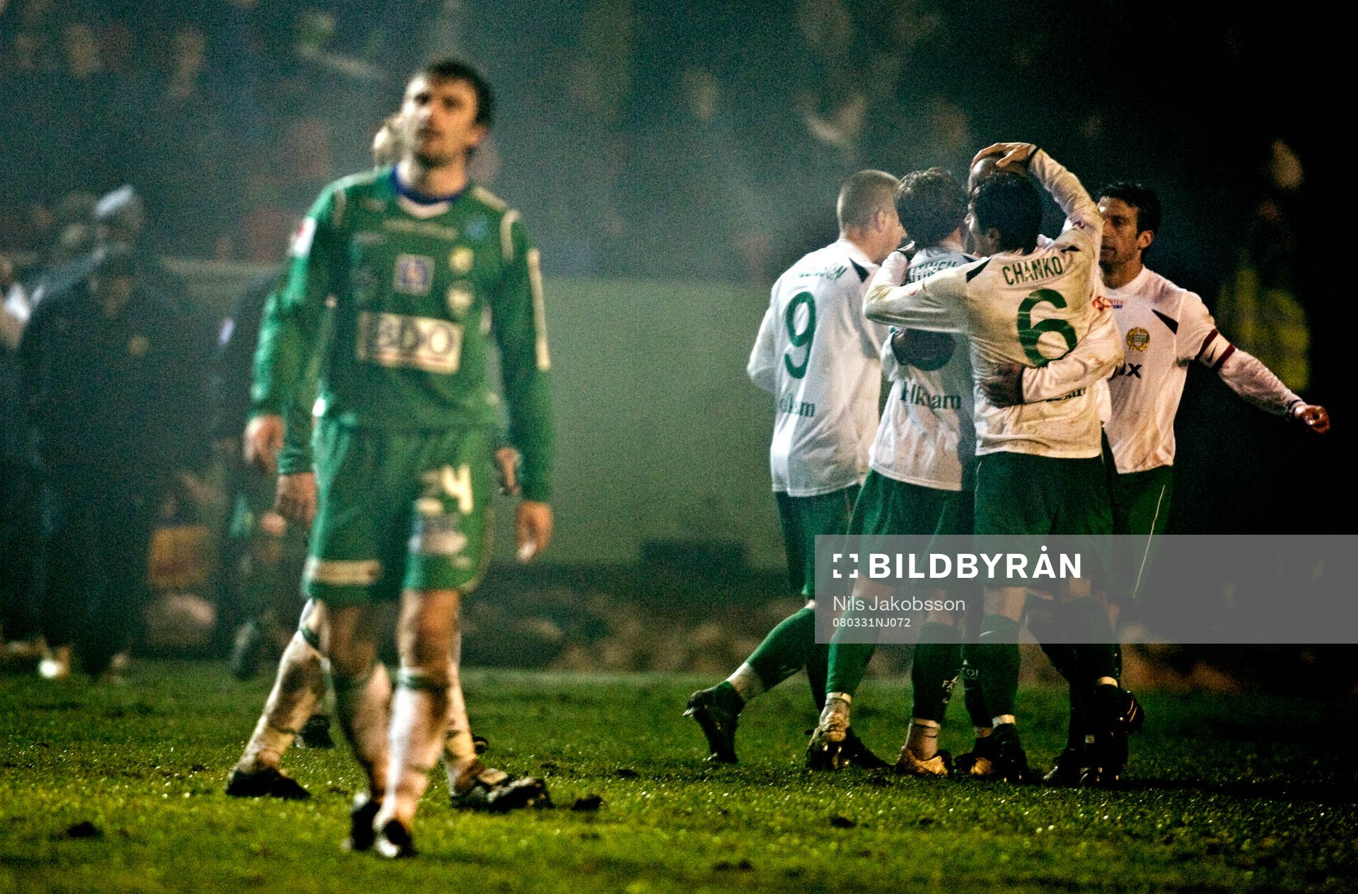 Hammarby jubel i dimman, Ljungskile depp