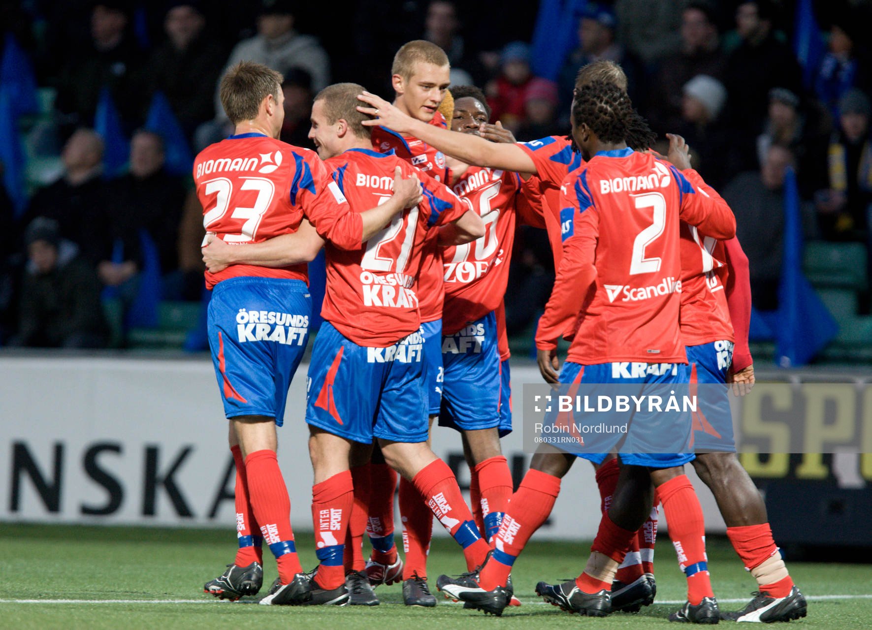 Christoffer Andersson, Helsingborg 0-2 (Jubel)