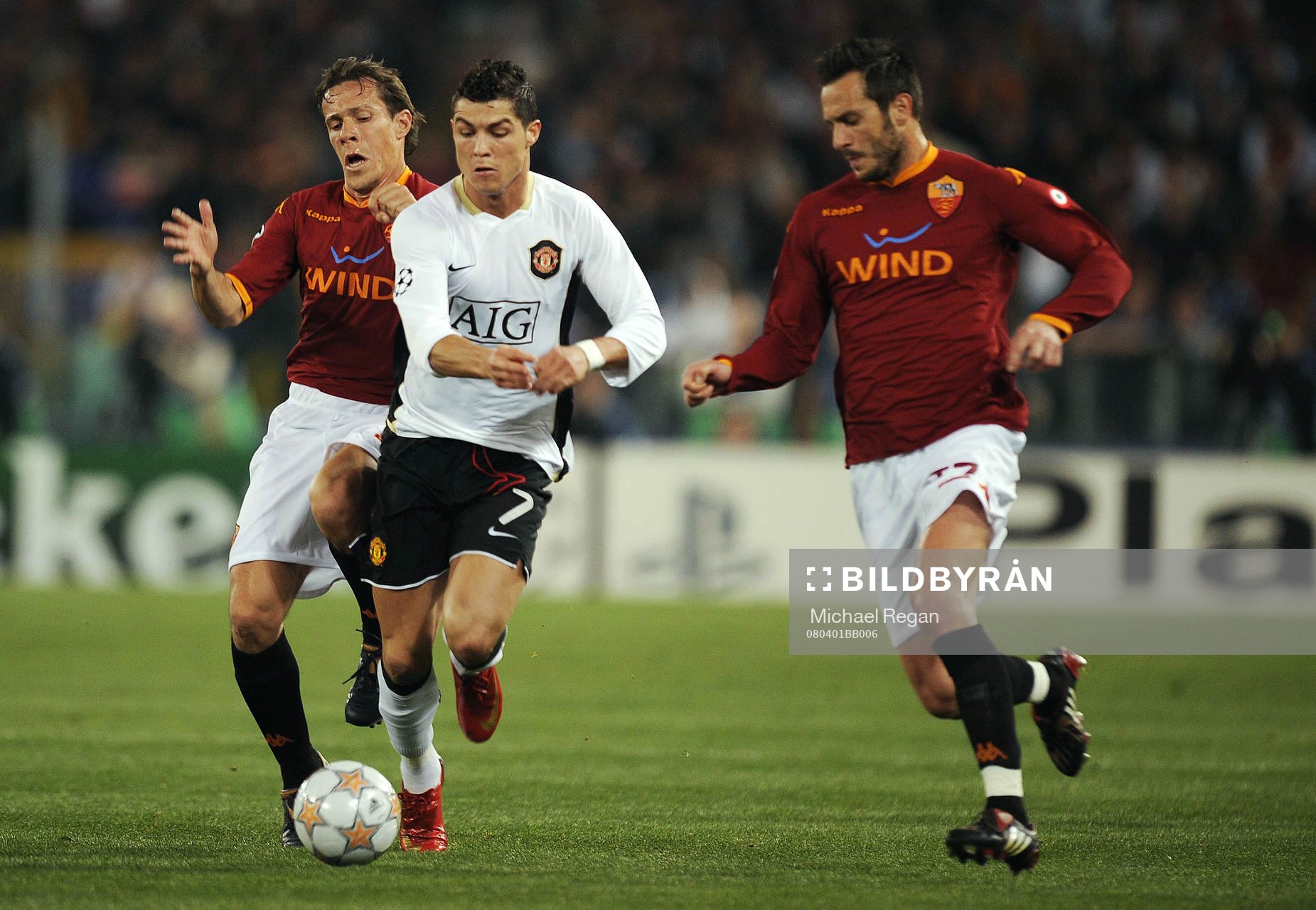 Roma - Manchester United: Cristiano Ronaldo, Manchester och