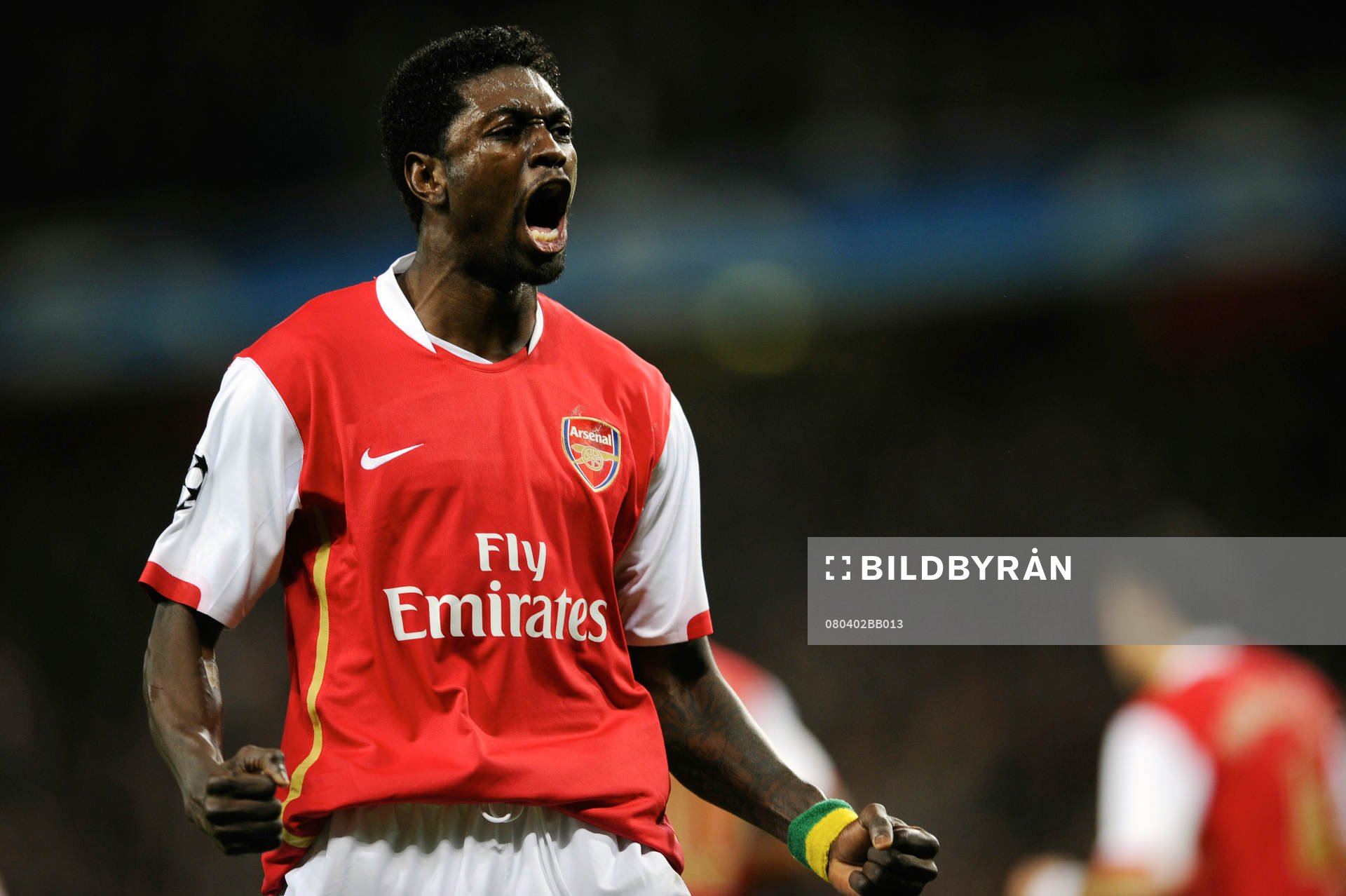 Emmanuel Adebayor, jubel