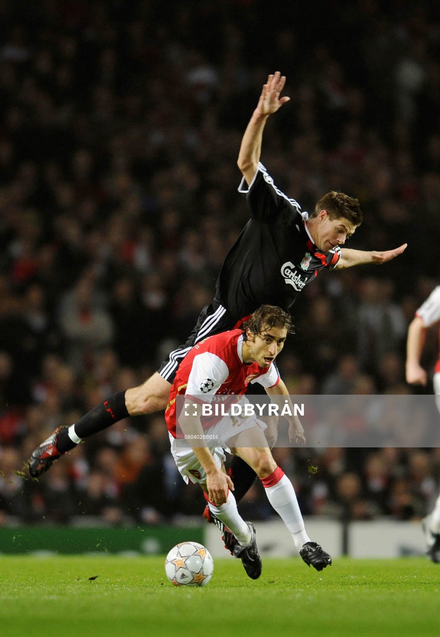 Mathieu Flamini och Steven Gerrard