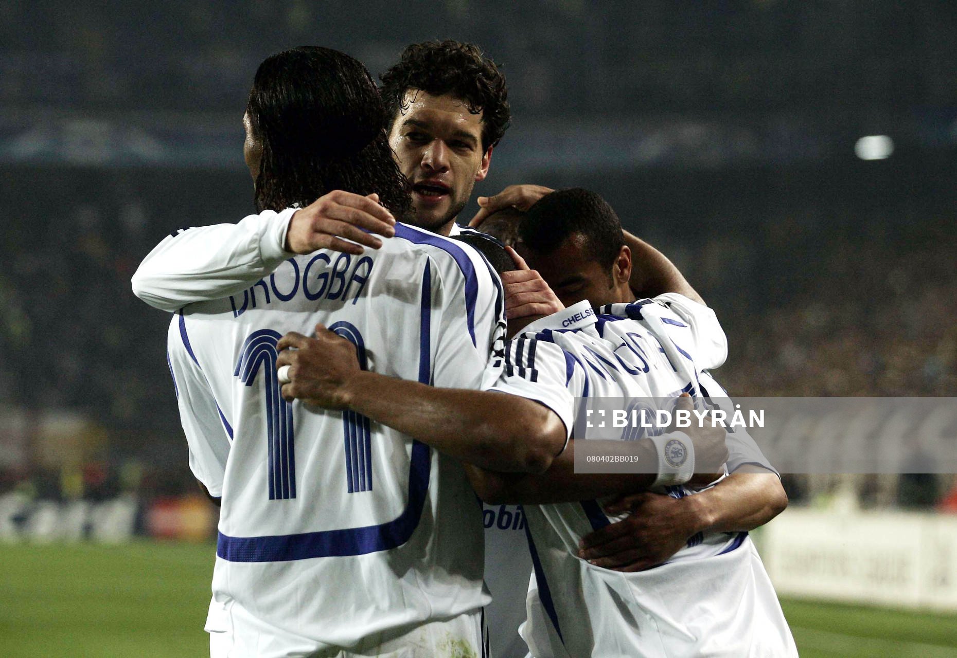  Didier Drogba och Michael Ballack