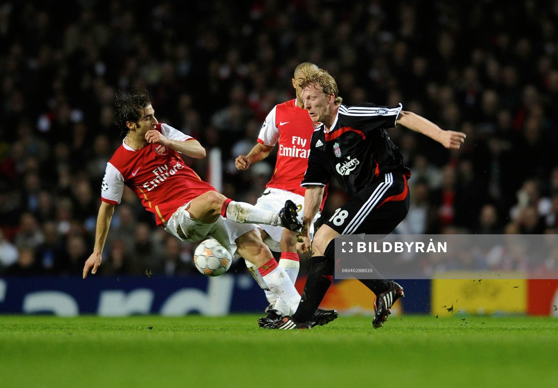 Mathieu Flamini och Dirk Kuyt