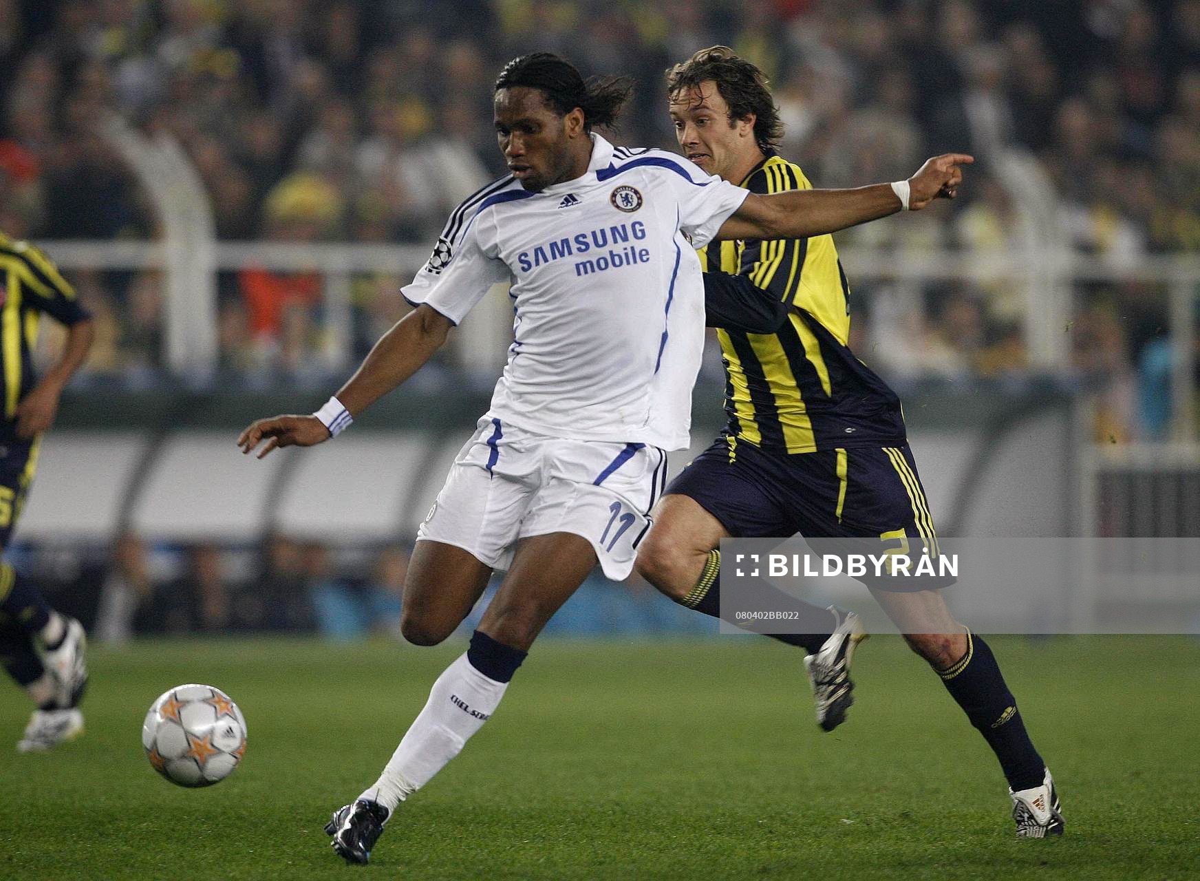  Diego Lugano och Didier Drogba
