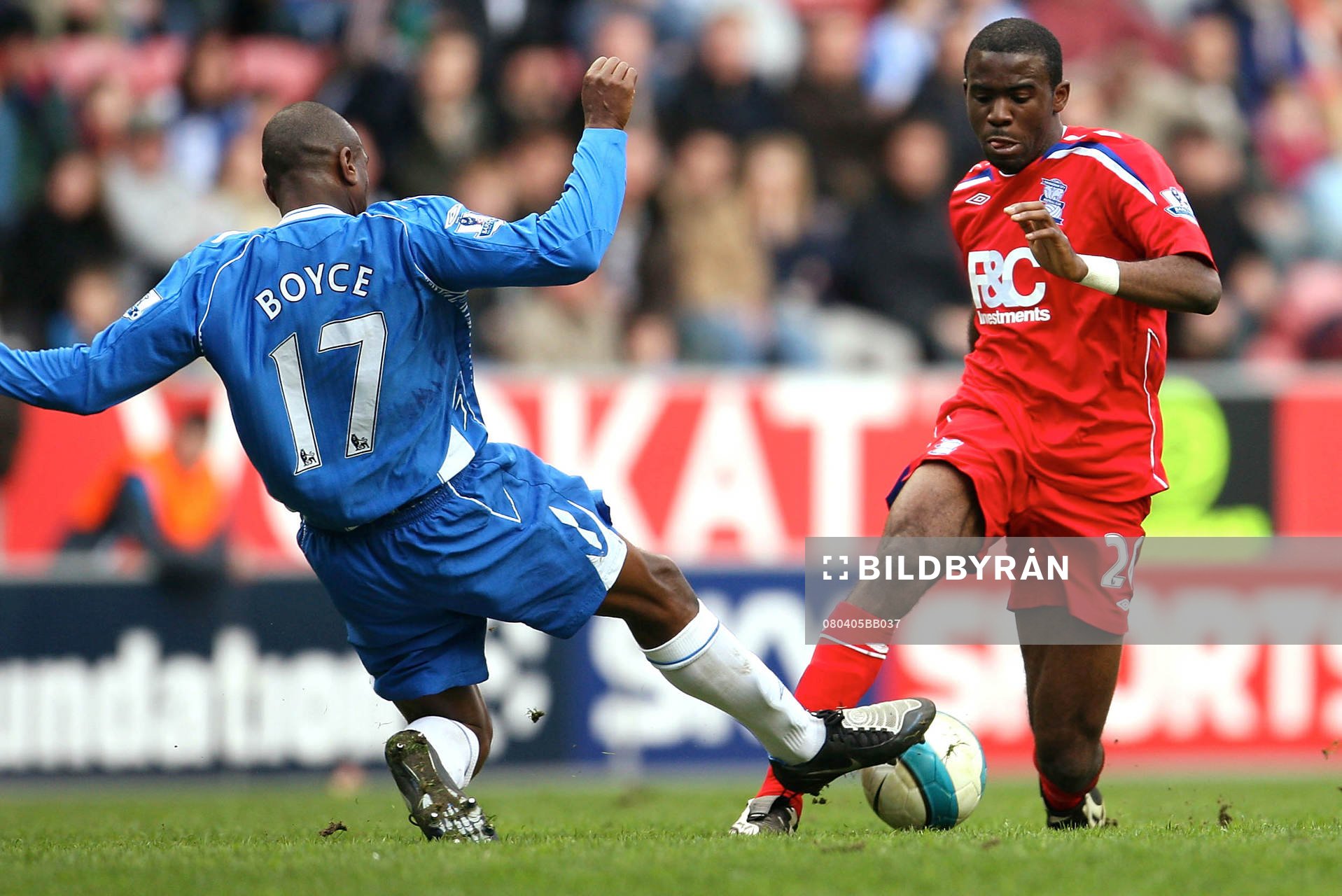 Fabrice Muamba och Emmerson Boyce